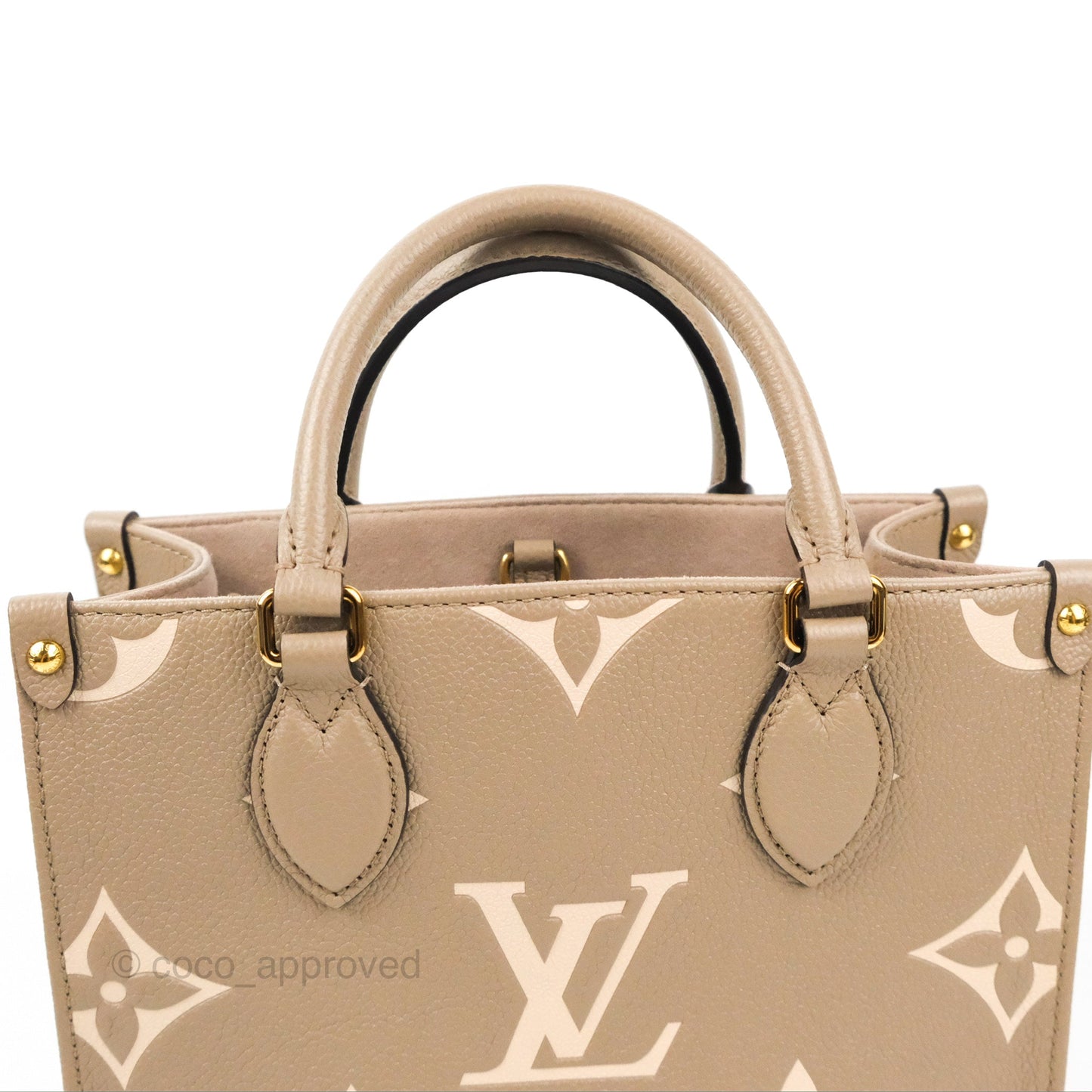 Louis Vuitton OnTheGo PM Monogram Empreinte Dove/Cream