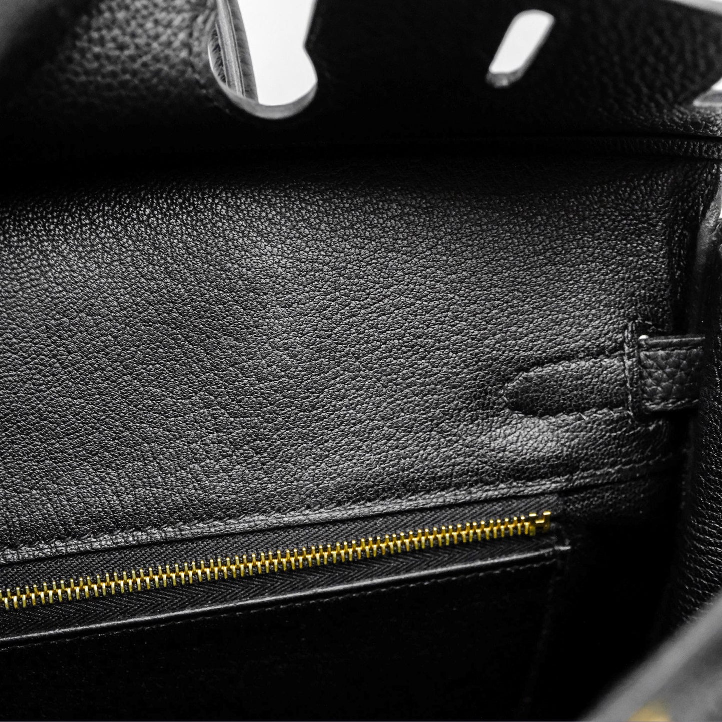 Hermes Birkin 25 Black Togo Gold Hardware