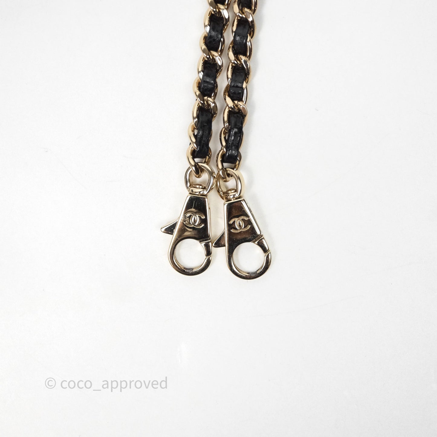 Chanel Small Coco Handle Quilted Black Caviar Gold Hardware
