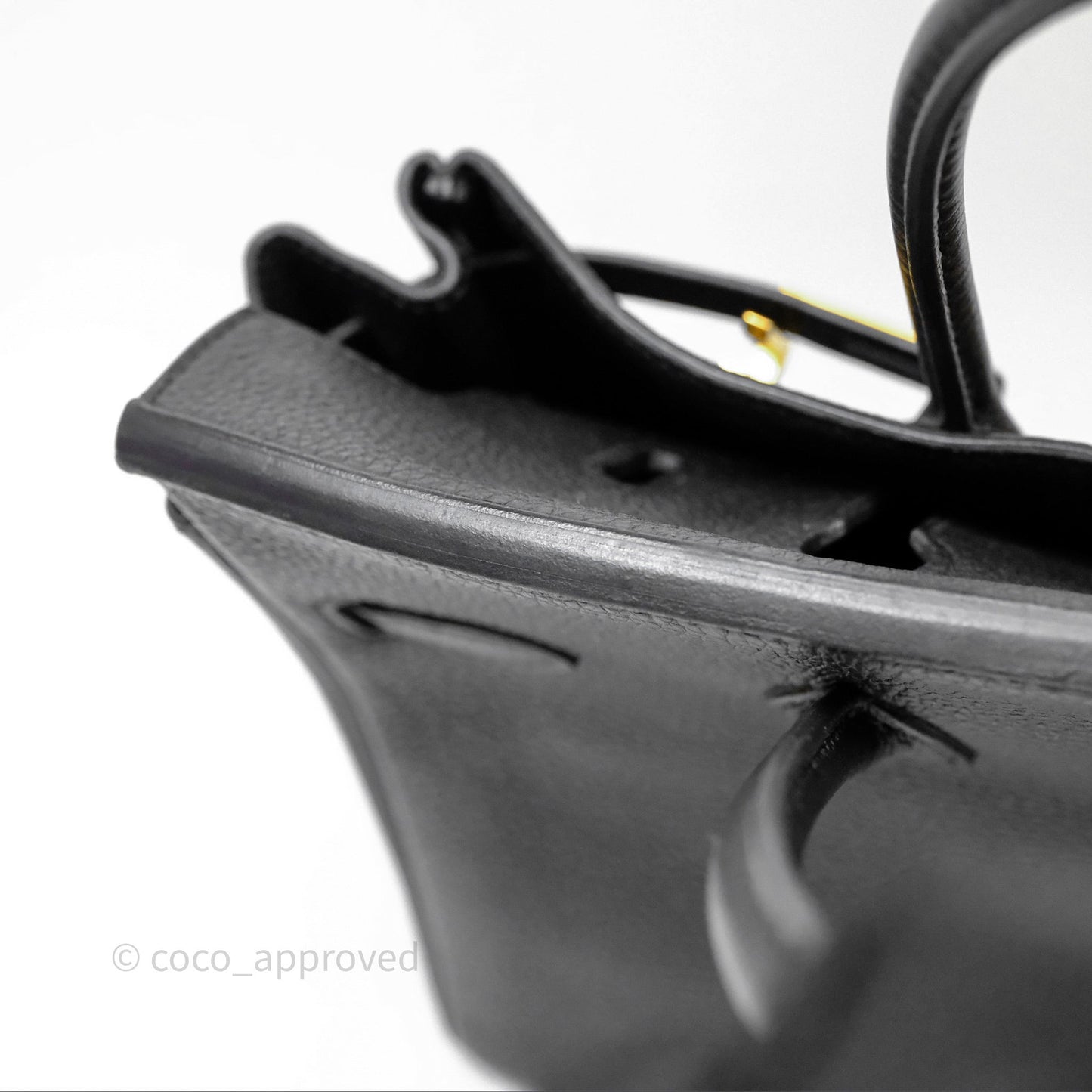 Hermes Birkin 25 Black Togo Gold Hardware