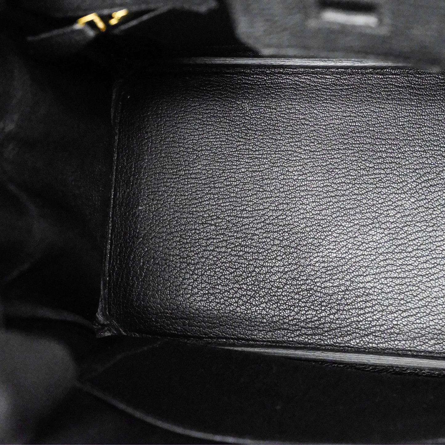 Hermes Birkin 25 Black Togo Gold Hardware