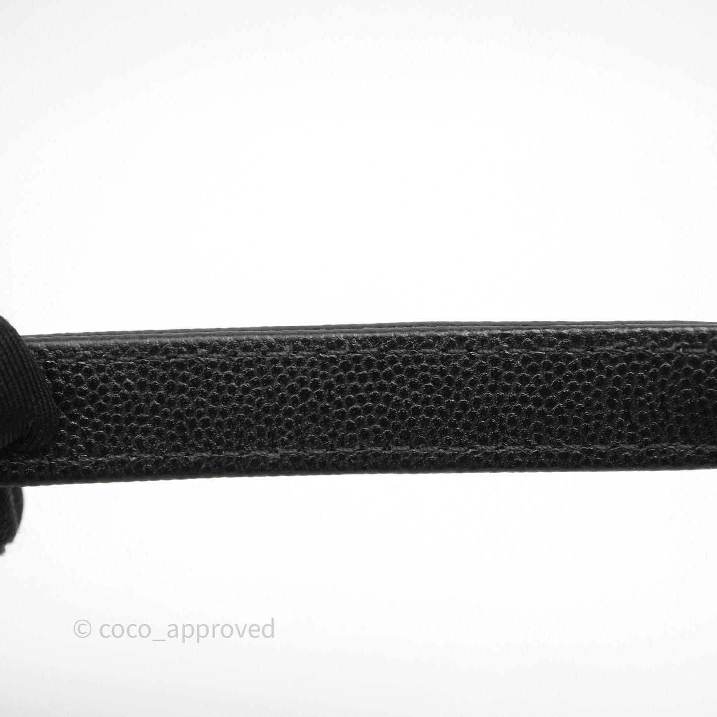 Chanel Small Coco Handle Quilted Black Caviar Gold Hardware