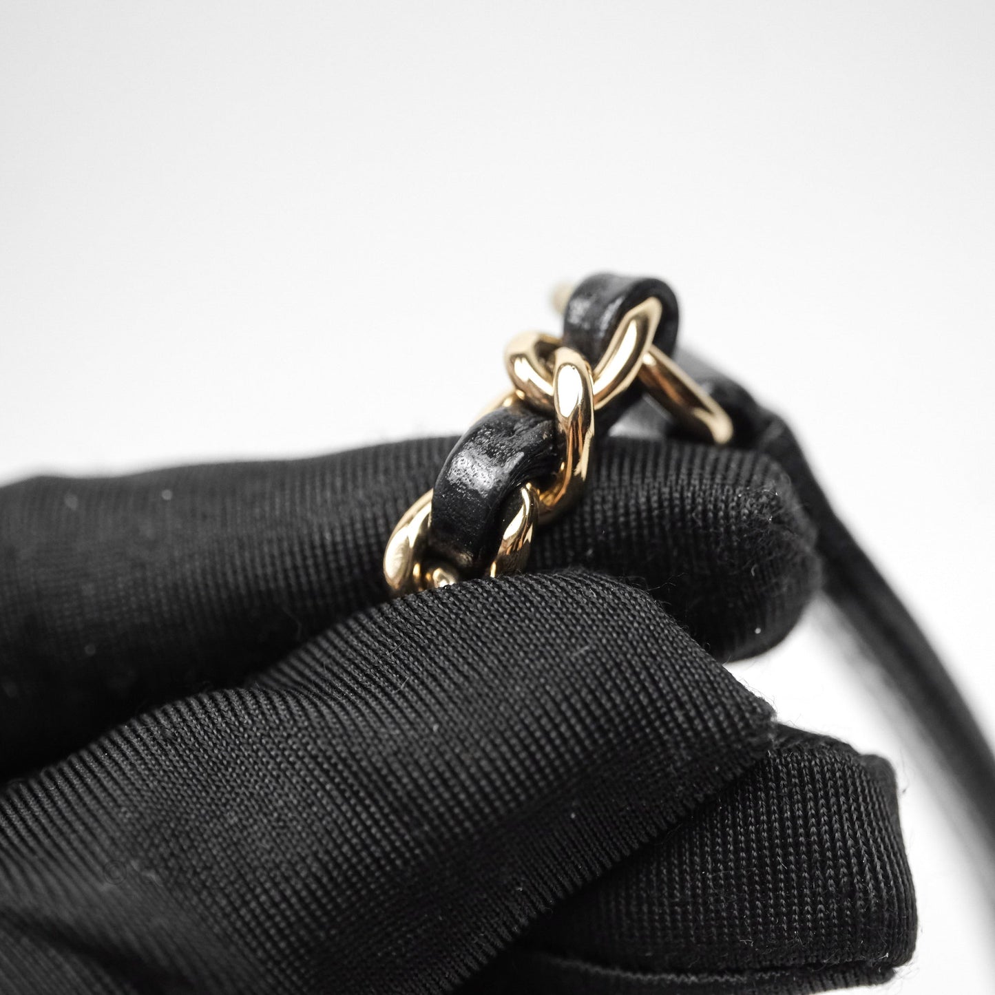 Chanel Small Coco Handle Quilted Black Caviar Gold Hardware