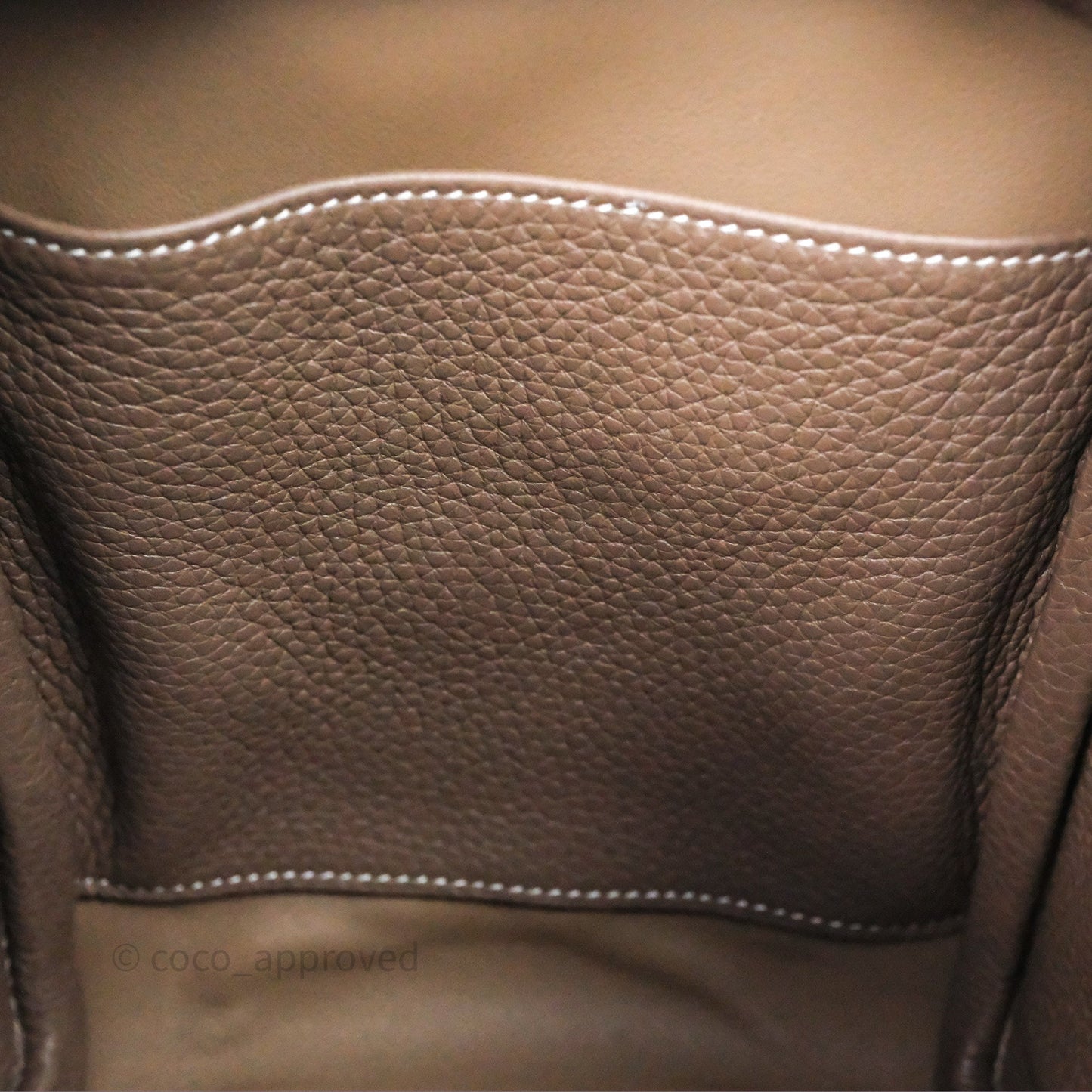 Hermès Lindy 30 Etoupe 18 Clemence Gold Hardware
