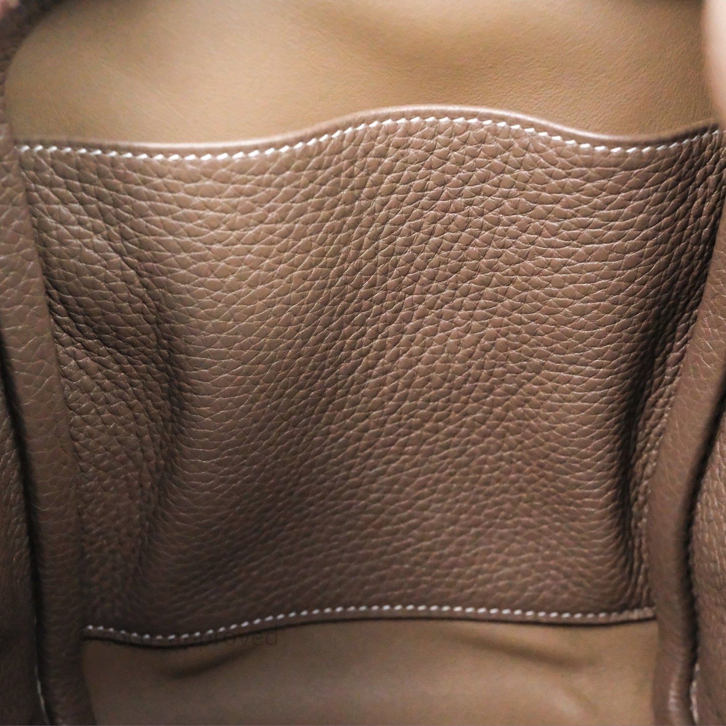 Hermès Lindy 30 Etoupe 18 Clemence Gold Hardware