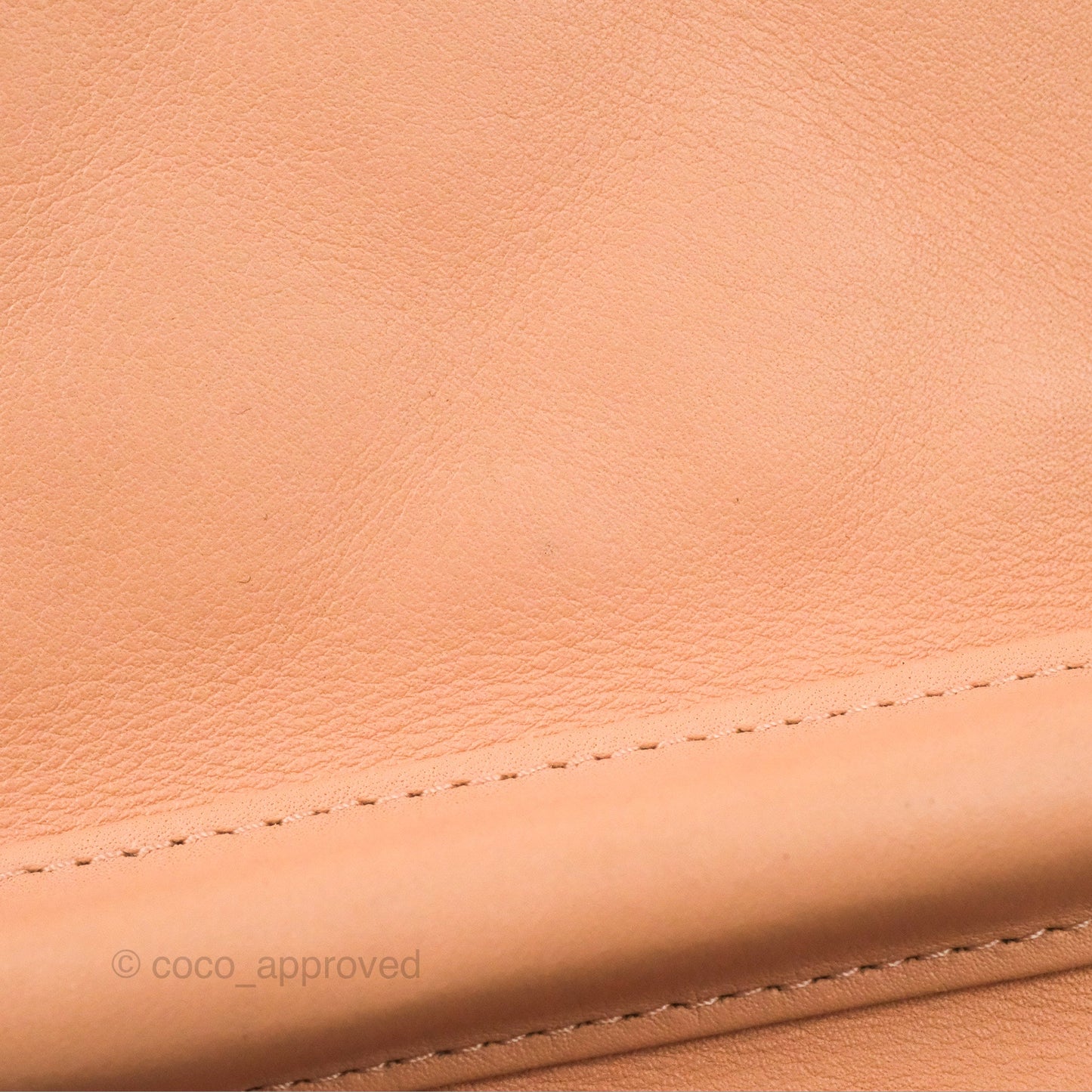 Chanel Clutch with Chain Beige Pink Calfskin Aged Gold Hardware