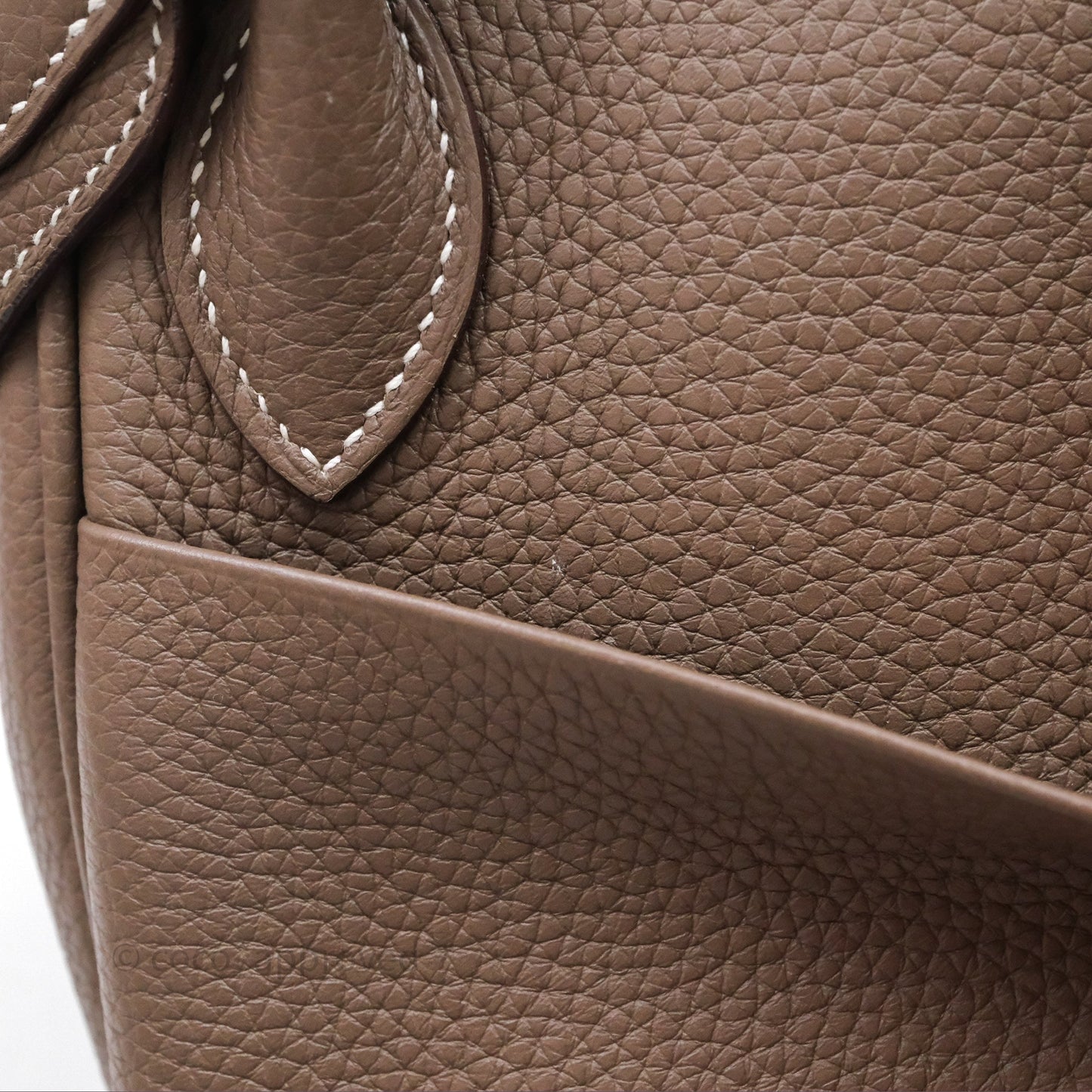 Hermès Lindy 30 Etoupe 18 Clemence Gold Hardware