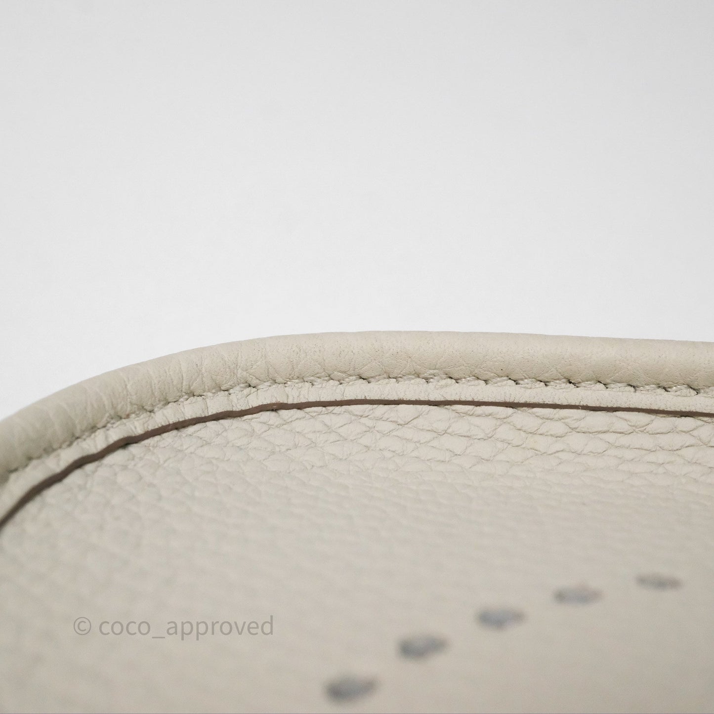 Hermès Mini Evelyne 16 Beton 8L Clemence Gold Hardware