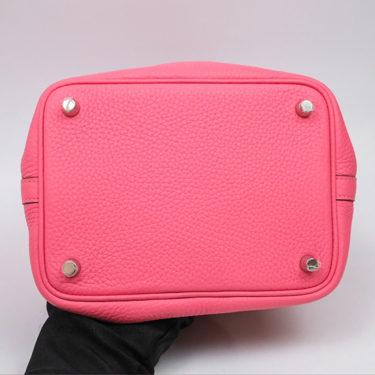 Hermes Picotin 18 Rose Azalee 8W Clemence Palladium Hardware
