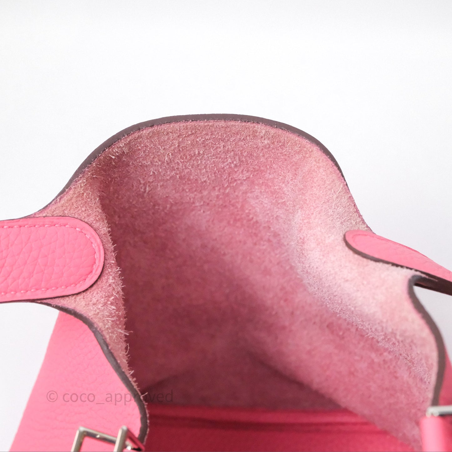 Hermes Picotin 18 Rose Azalee 8W Clemence Palladium Hardware