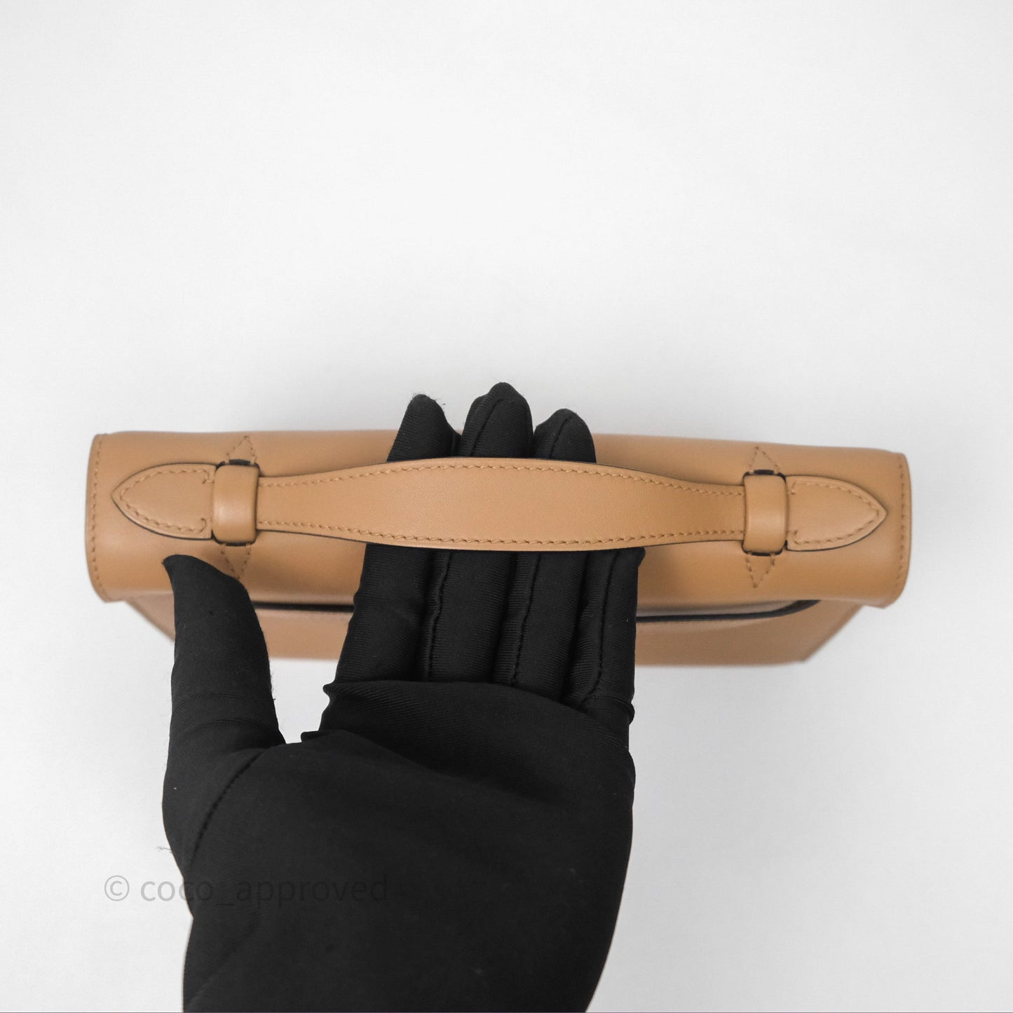 Hermes Kelly Pochette Veau Swift Chai 0M Gold Hardware
