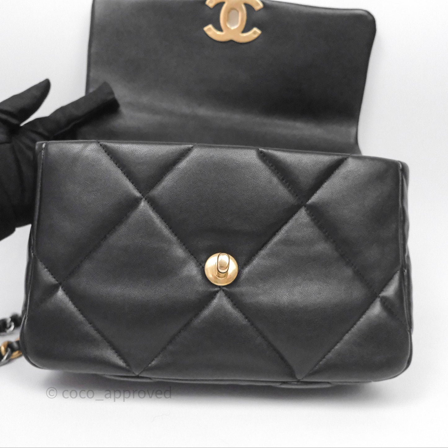 Chanel 19 Small Black Mixed Hardware
