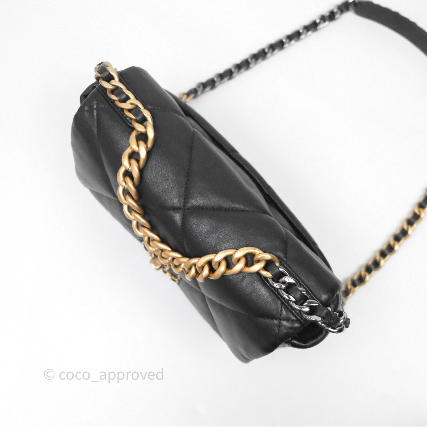 Chanel 19 Small Black Mixed Hardware