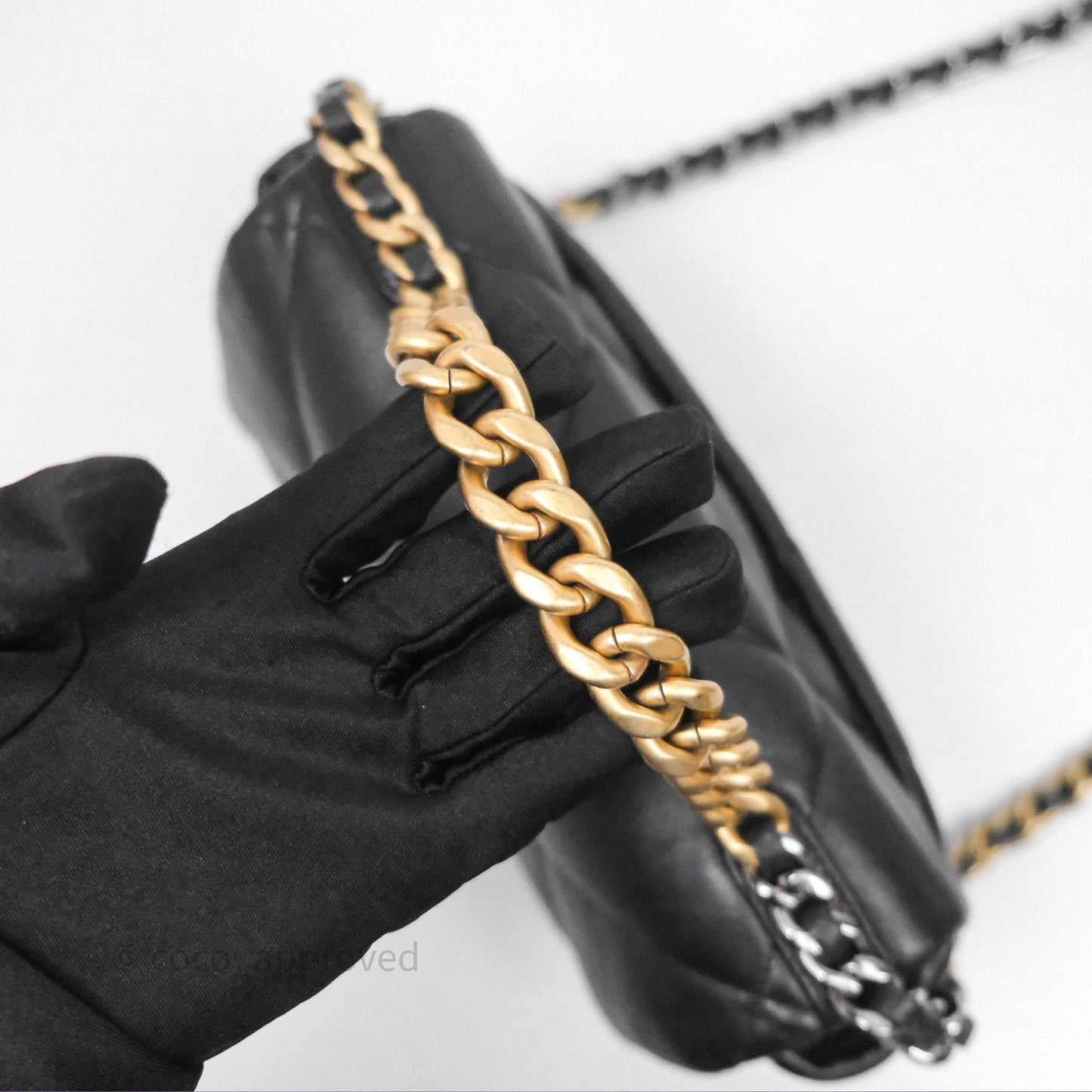 Chanel 19 Small Black Mixed Hardware