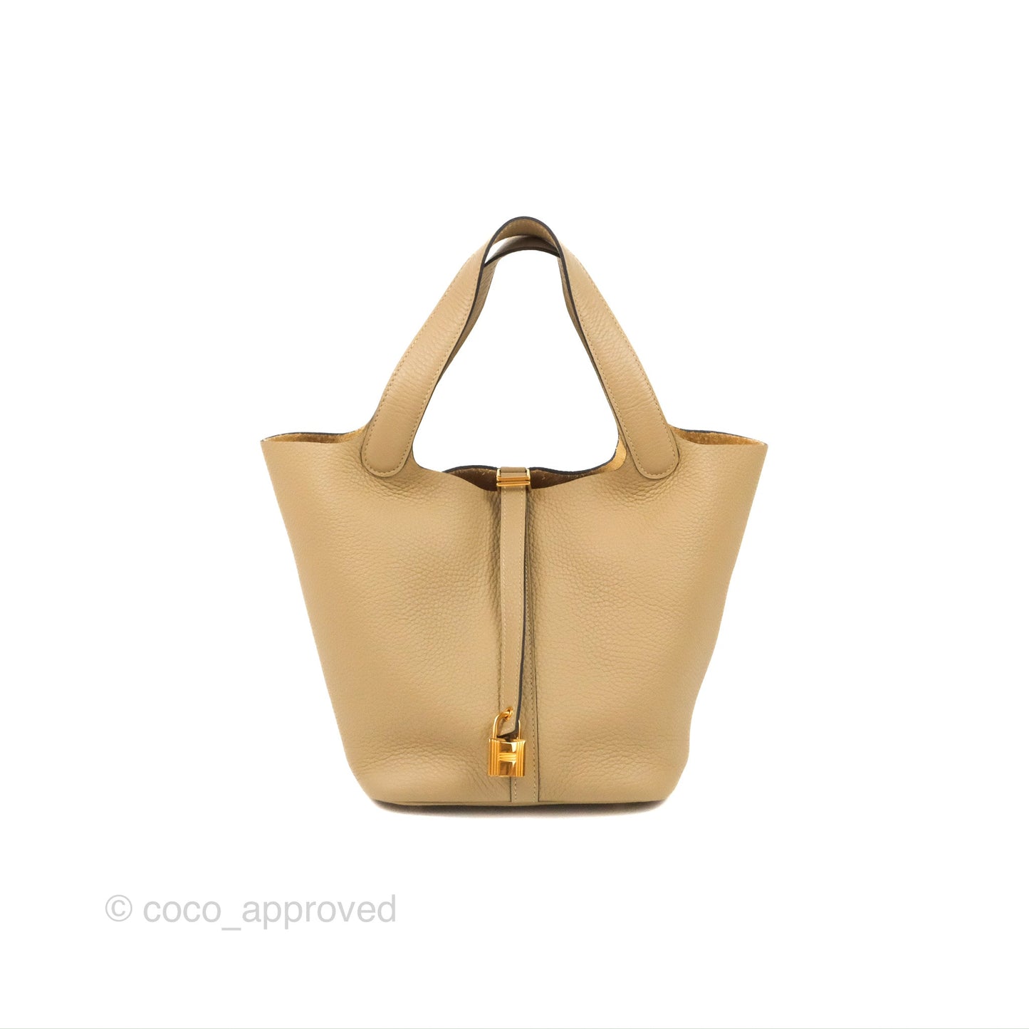 Hermès Picotin 22 Trench Clemence Gold Hardware