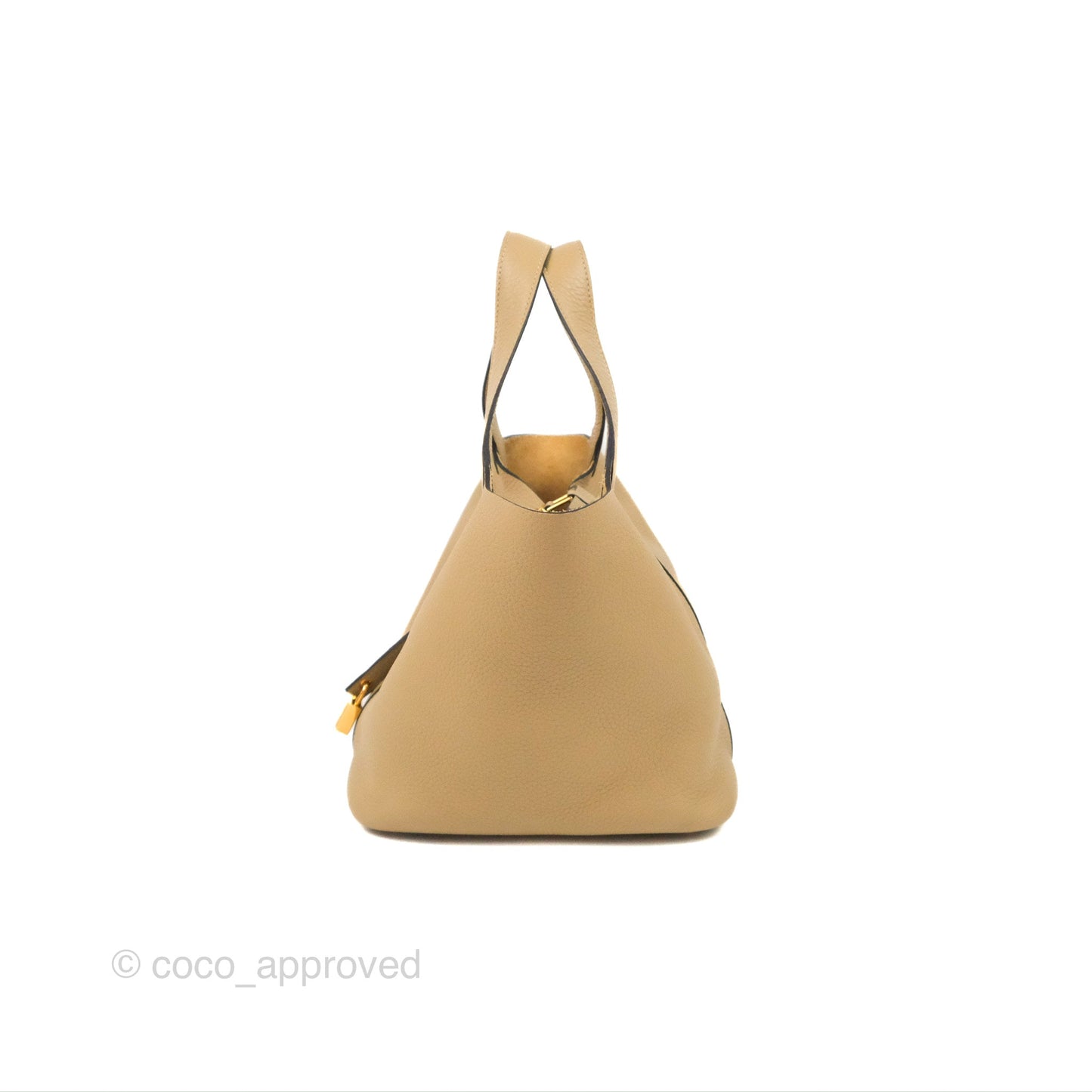 Hermès Picotin 22 Trench Clemence Gold Hardware