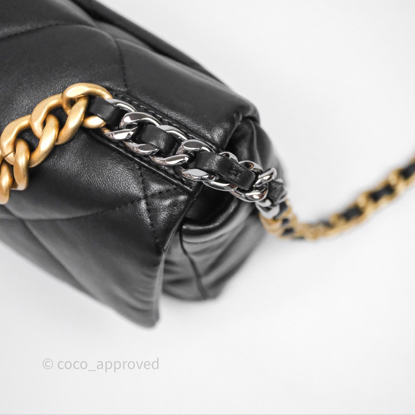 Chanel 19 Small Black Mixed Hardware
