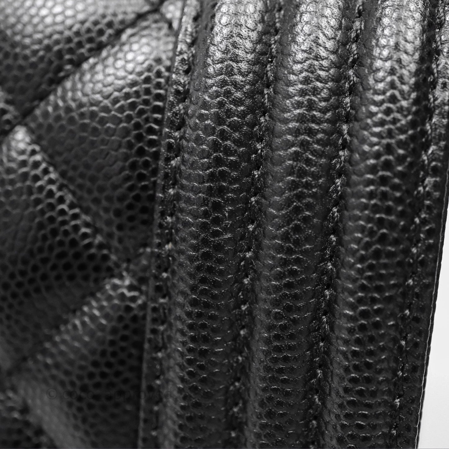Chanel Small Quilted Boy Black Caviar Gold Hardware