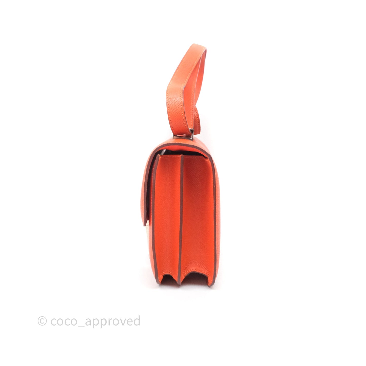 Hermès Constance 24 Orange Epsom Palladium Hardware