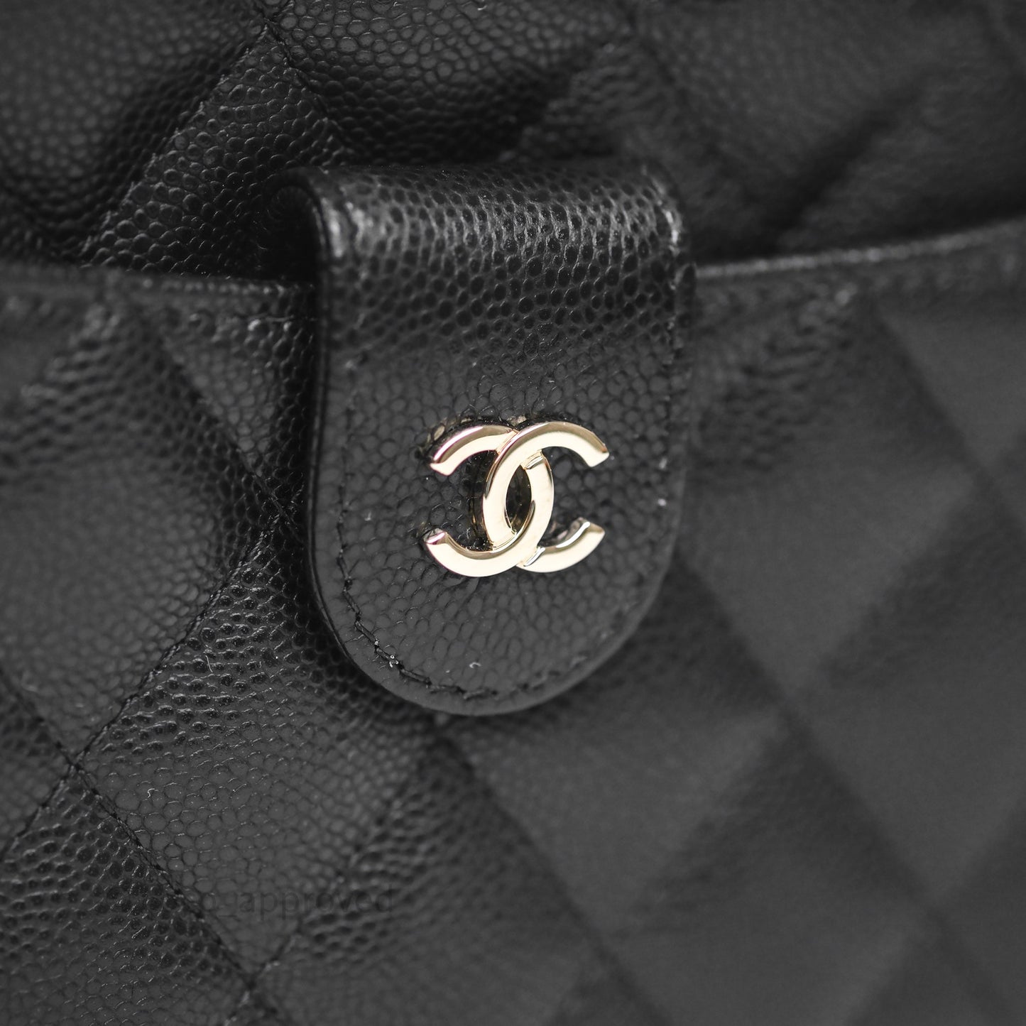 Chanel Mini Camera Bag with Chain Black Caviar Gold Hardware 24S