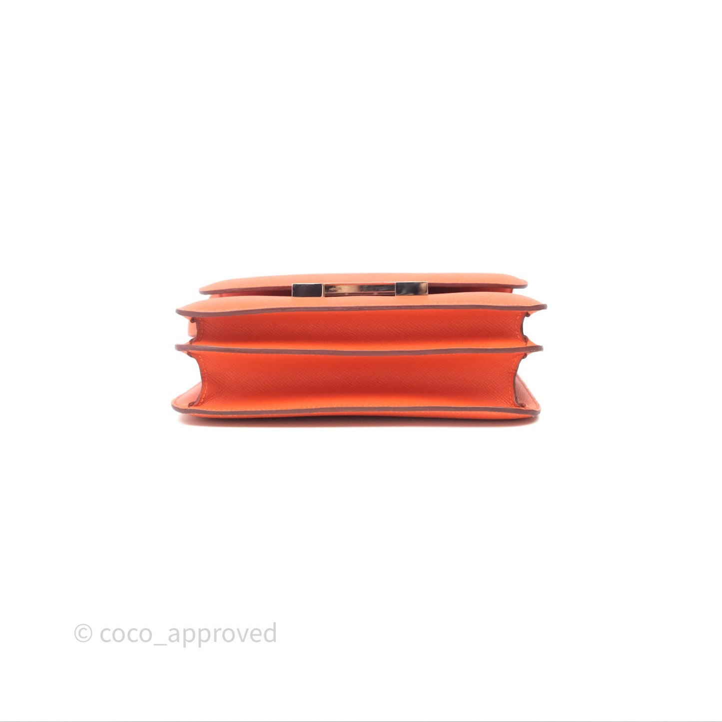 Hermès Constance 24 Orange Epsom Palladium Hardware
