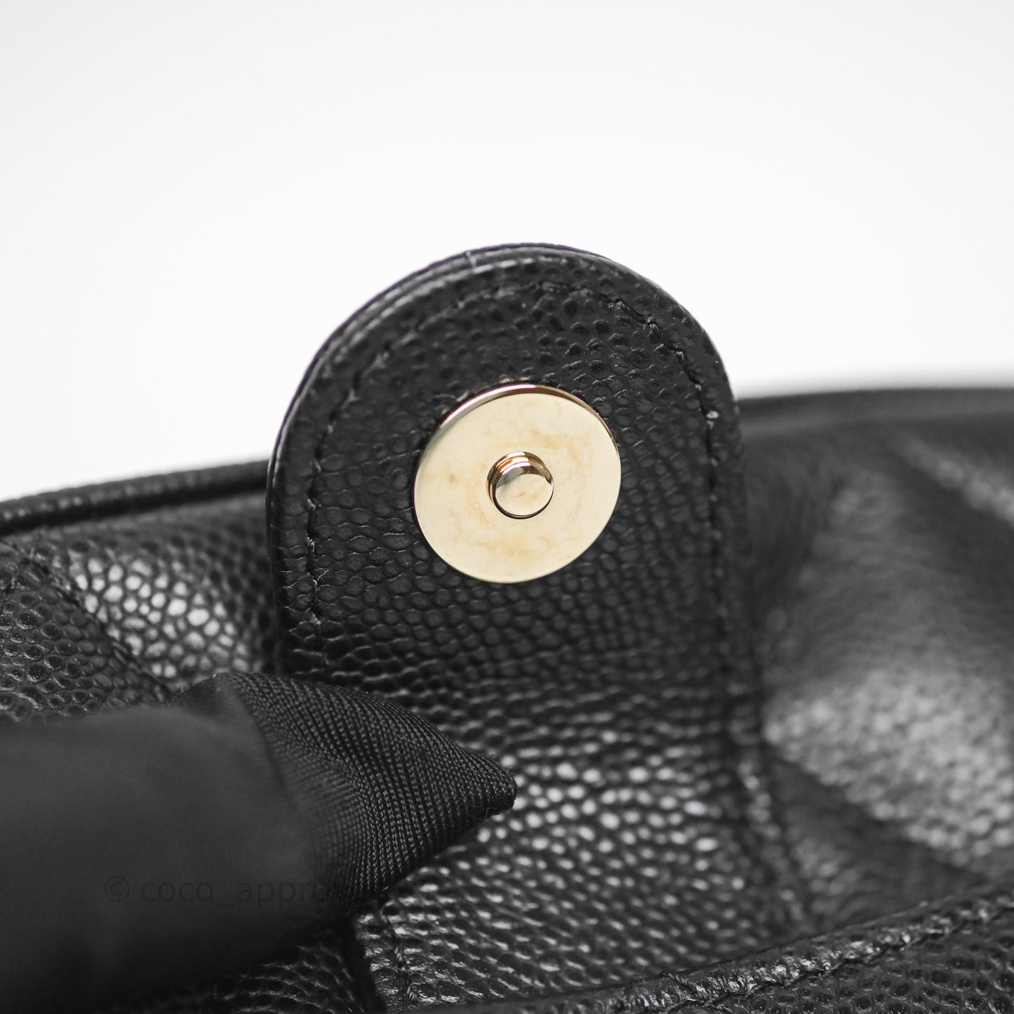 Chanel Mini Camera Bag with Chain Black Caviar Gold Hardware 24S