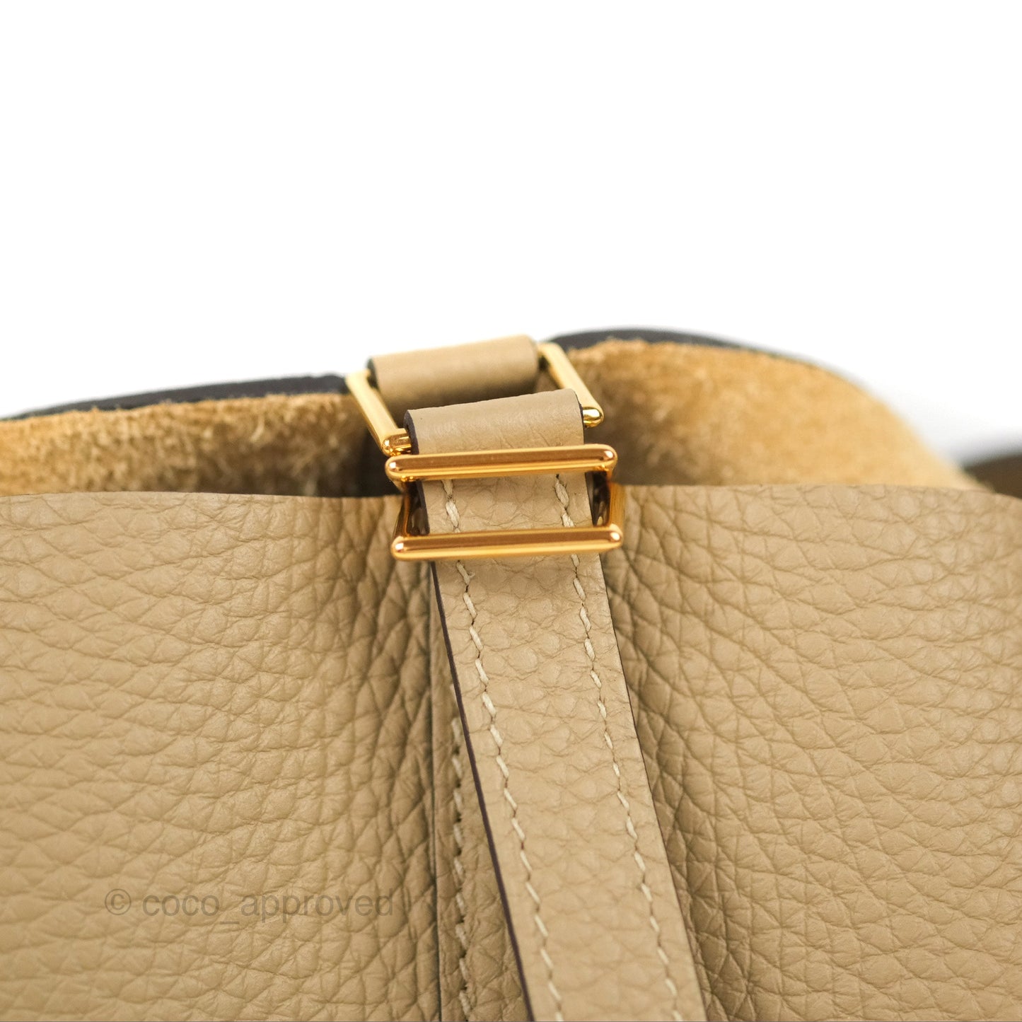 Hermès Picotin 22 Trench Clemence Gold Hardware
