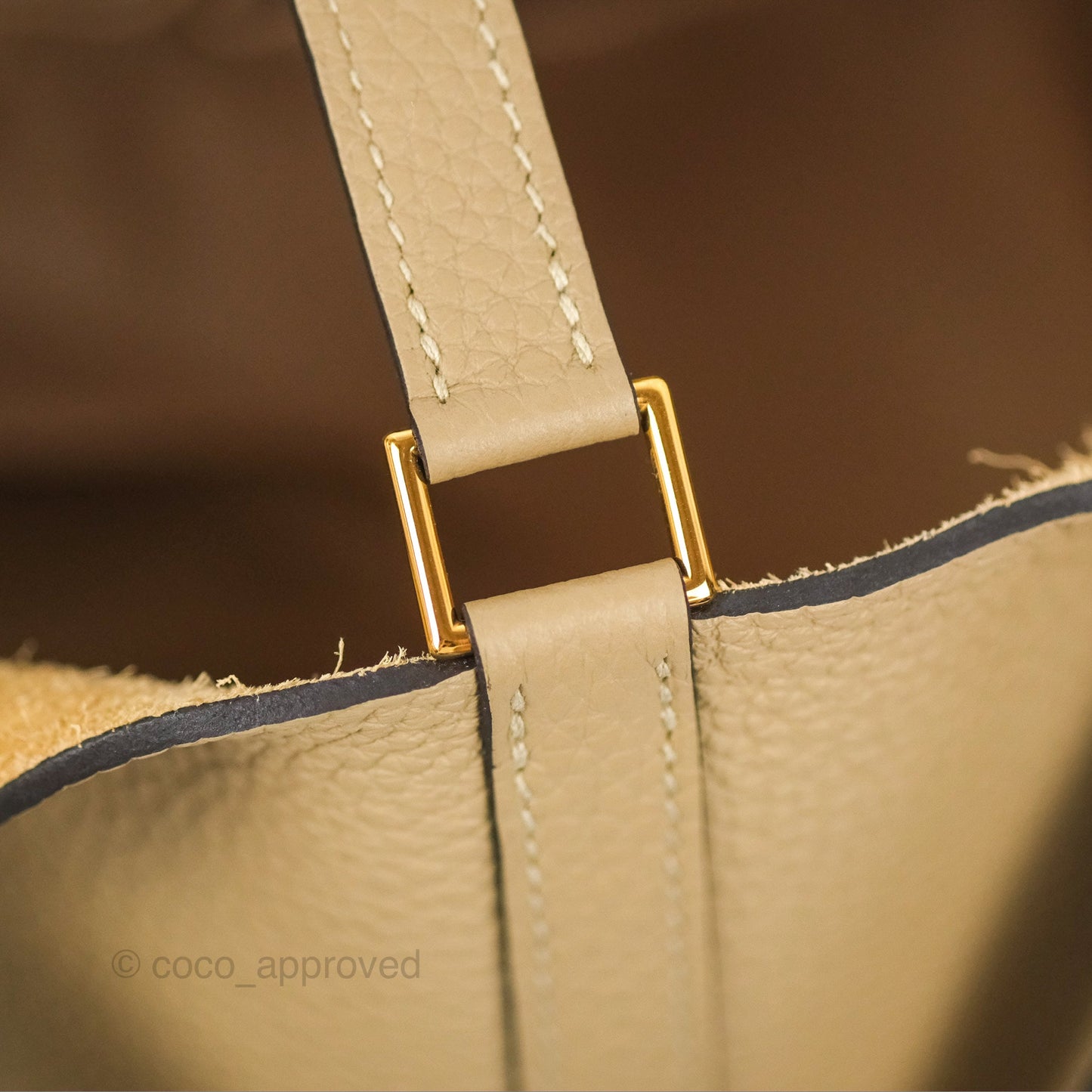Hermès Picotin 22 Trench Clemence Gold Hardware