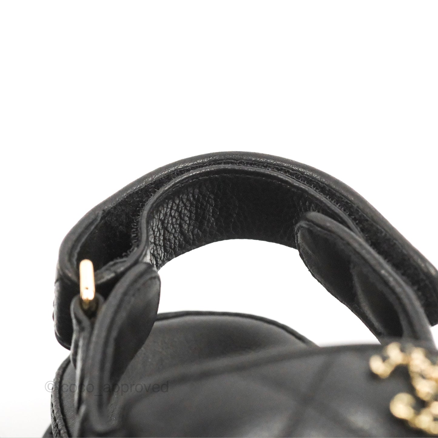 Chanel CC Slide Strap Flat Dad Sandals Black Size 37