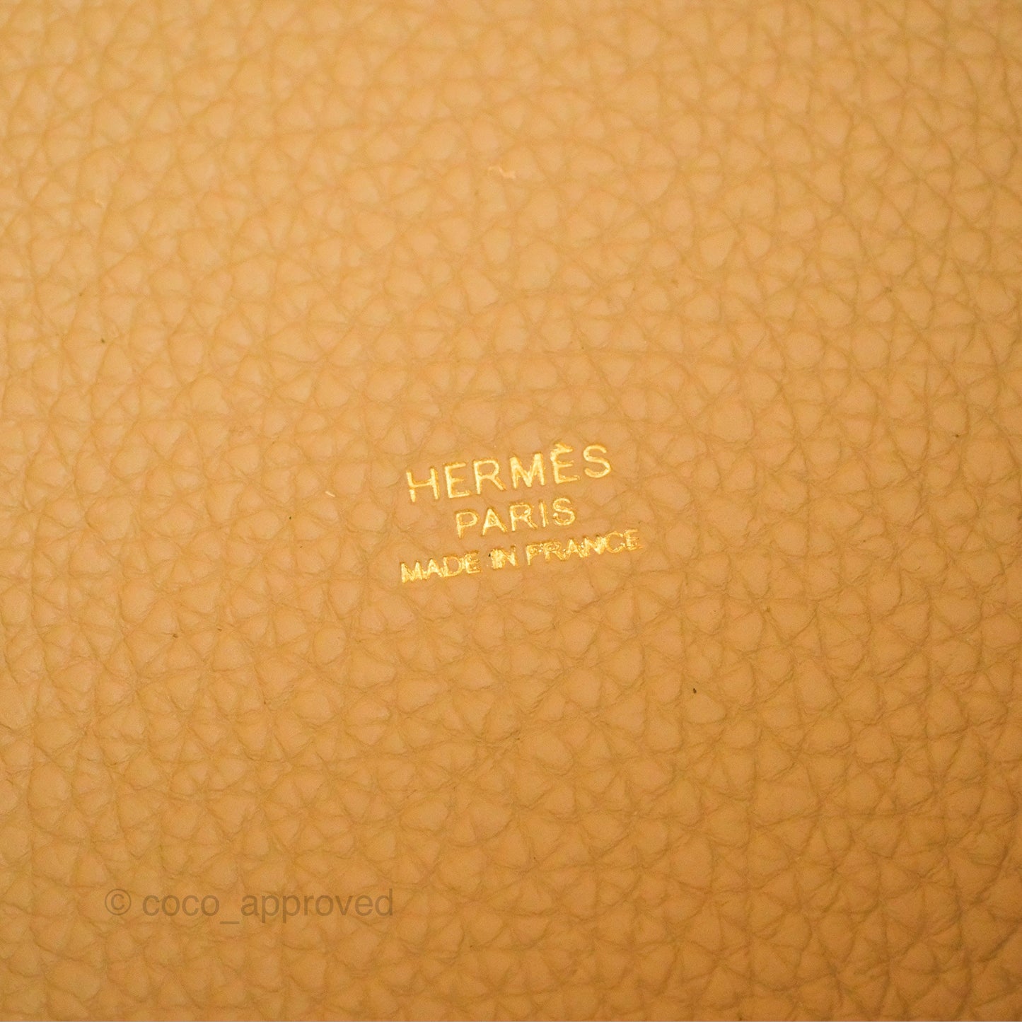 Hermès Picotin 22 Trench Clemence Gold Hardware