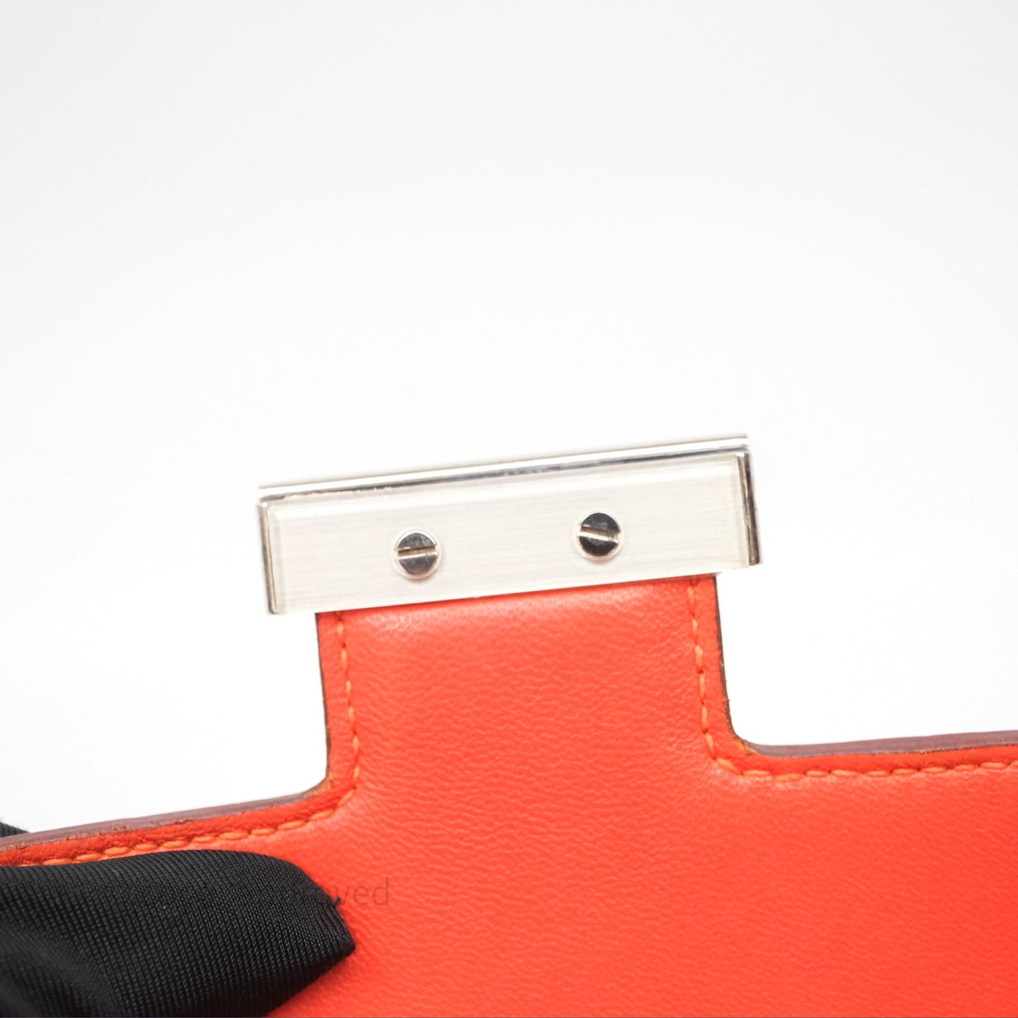 Hermès Constance 24 Orange Epsom Palladium Hardware