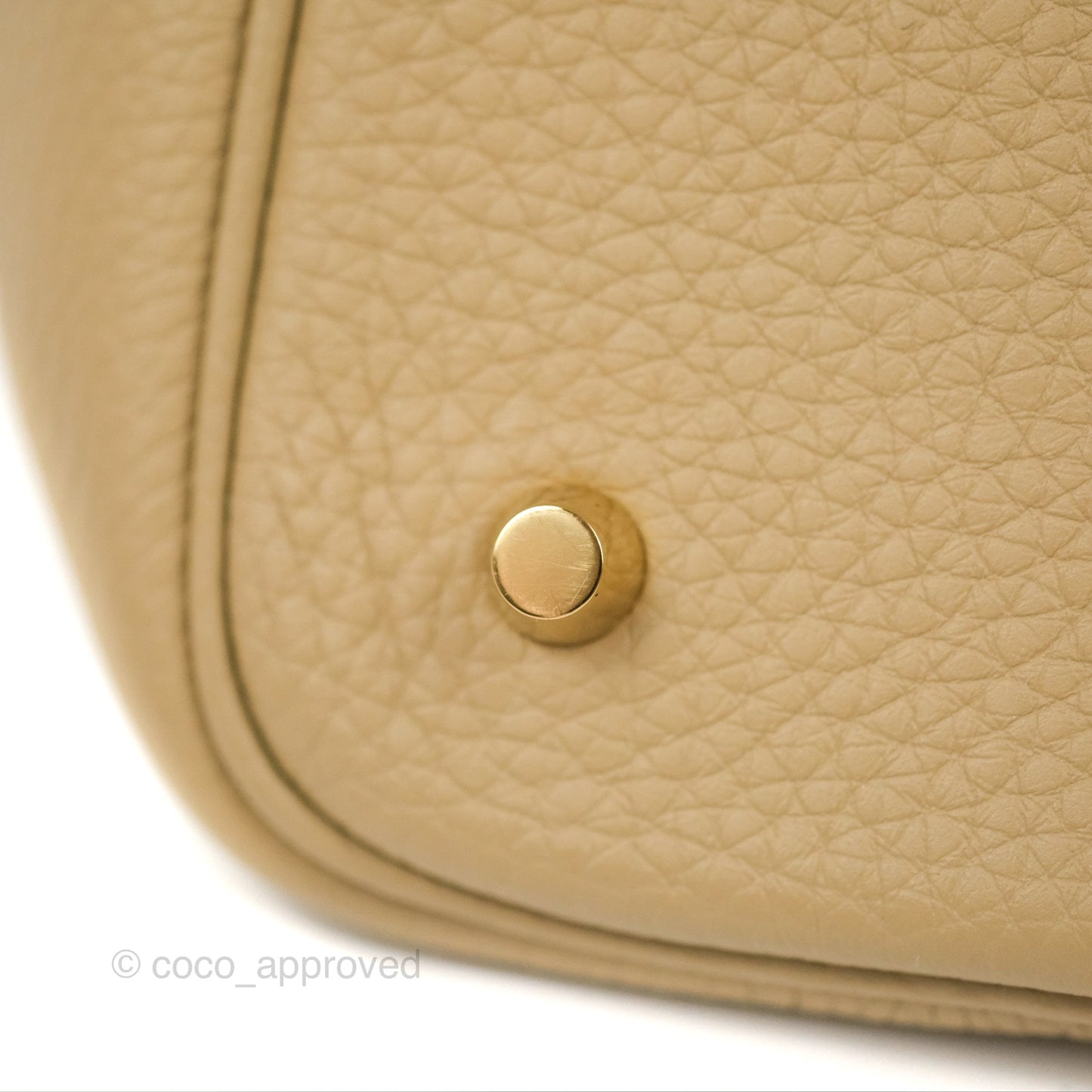 Hermès Picotin 22 Trench Clemence Gold Hardware