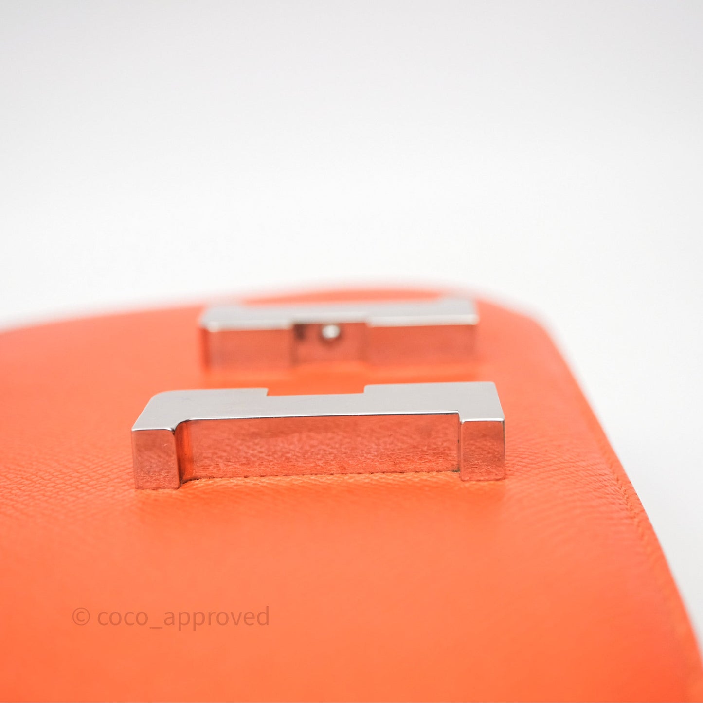 Hermès Constance 24 Orange Epsom Palladium Hardware