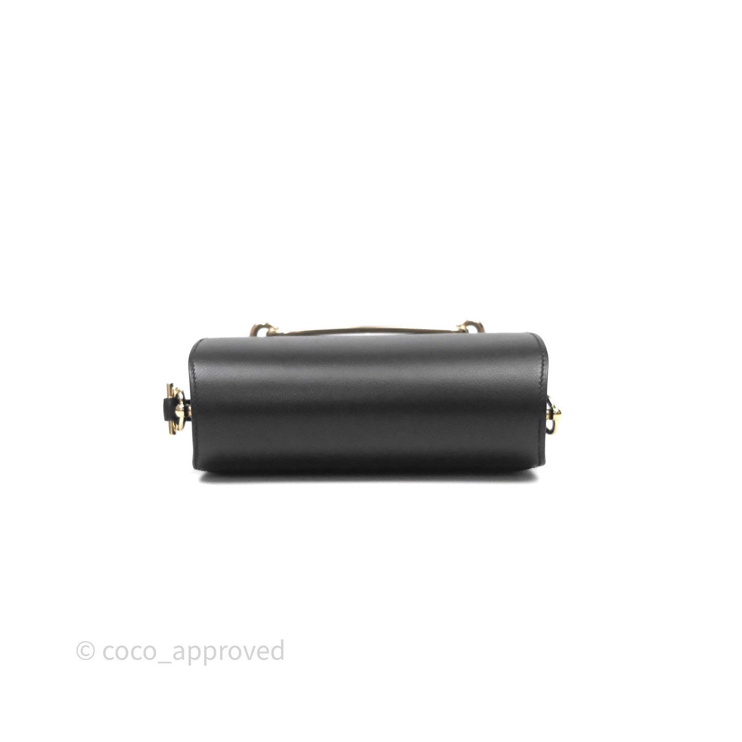 Hermès Roulis Mini 18 Black Noir 89 Gold Hardware