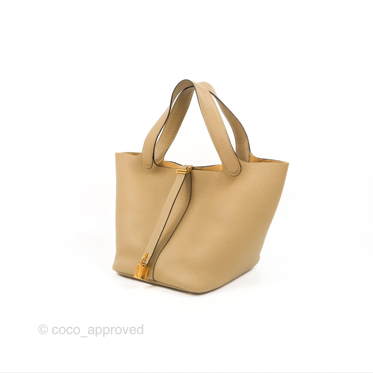 Hermès Picotin 22 Trench Clemence Gold Hardware
