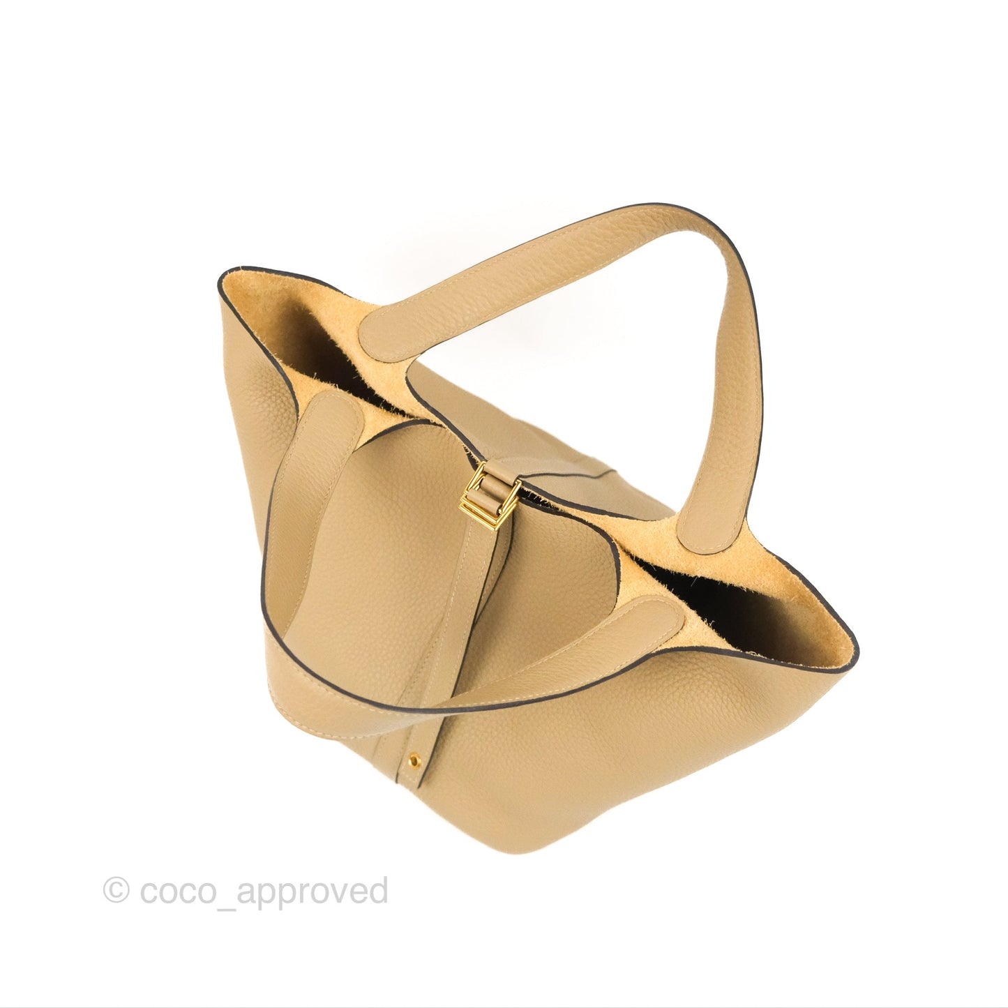 Hermès Picotin 22 Trench Clemence Gold Hardware