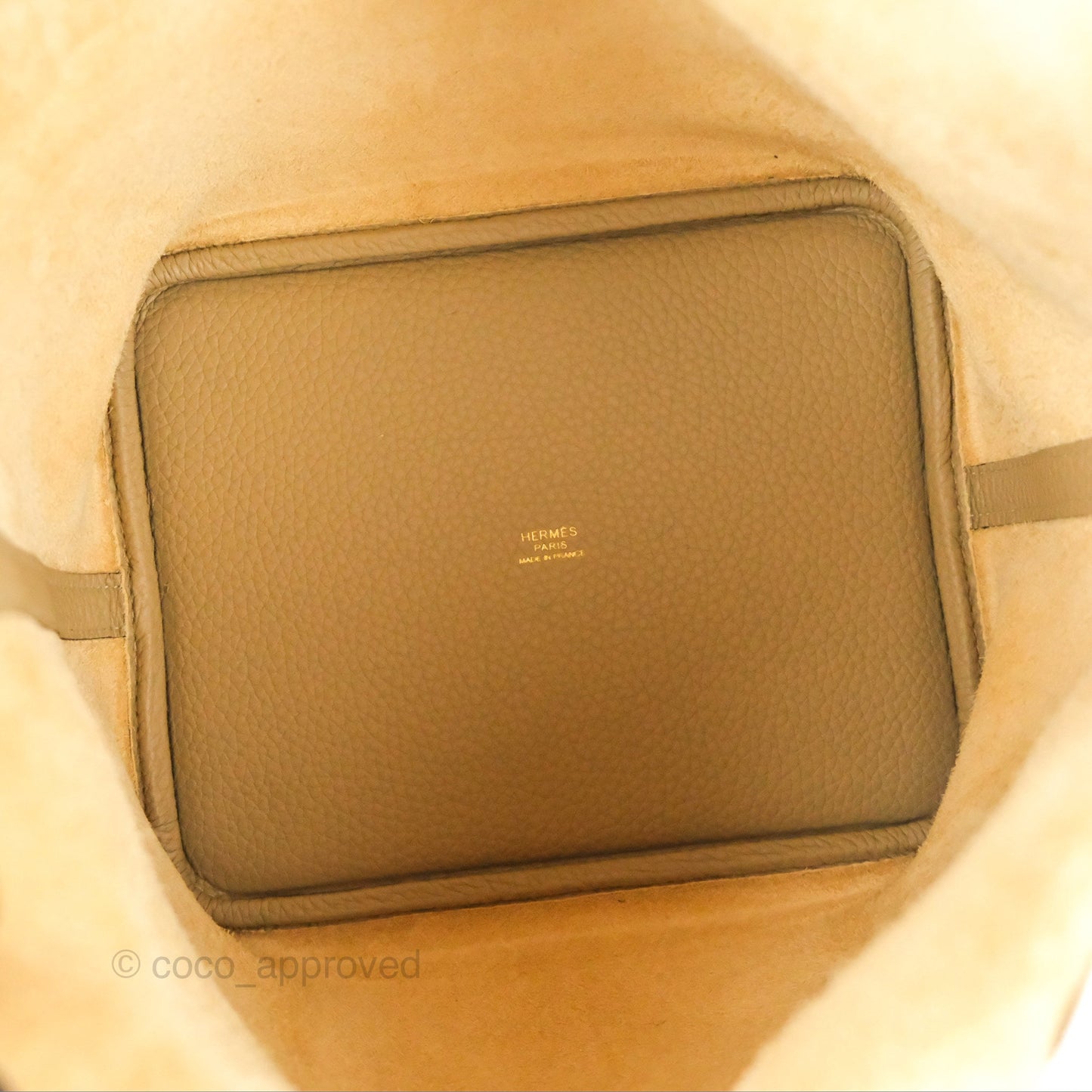 Hermès Picotin 22 Trench Clemence Gold Hardware