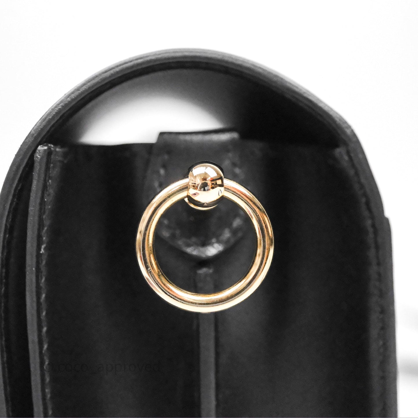 Hermès Roulis Mini 18 Black Noir 89 Gold Hardware