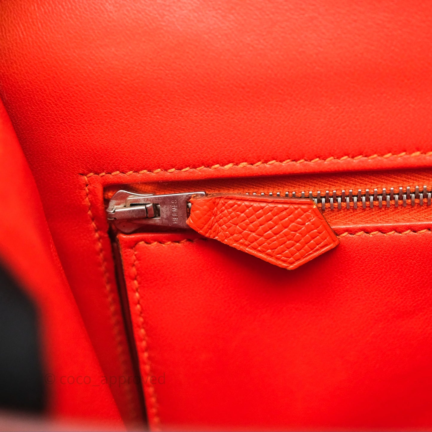 Hermès Constance 24 Orange Epsom Palladium Hardware