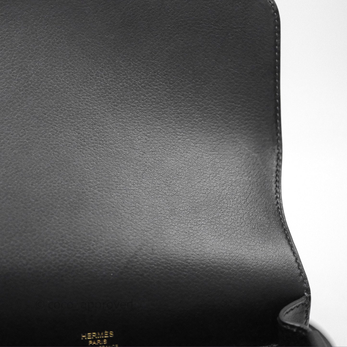 Hermès Roulis Mini 18 Black Noir 89 Gold Hardware