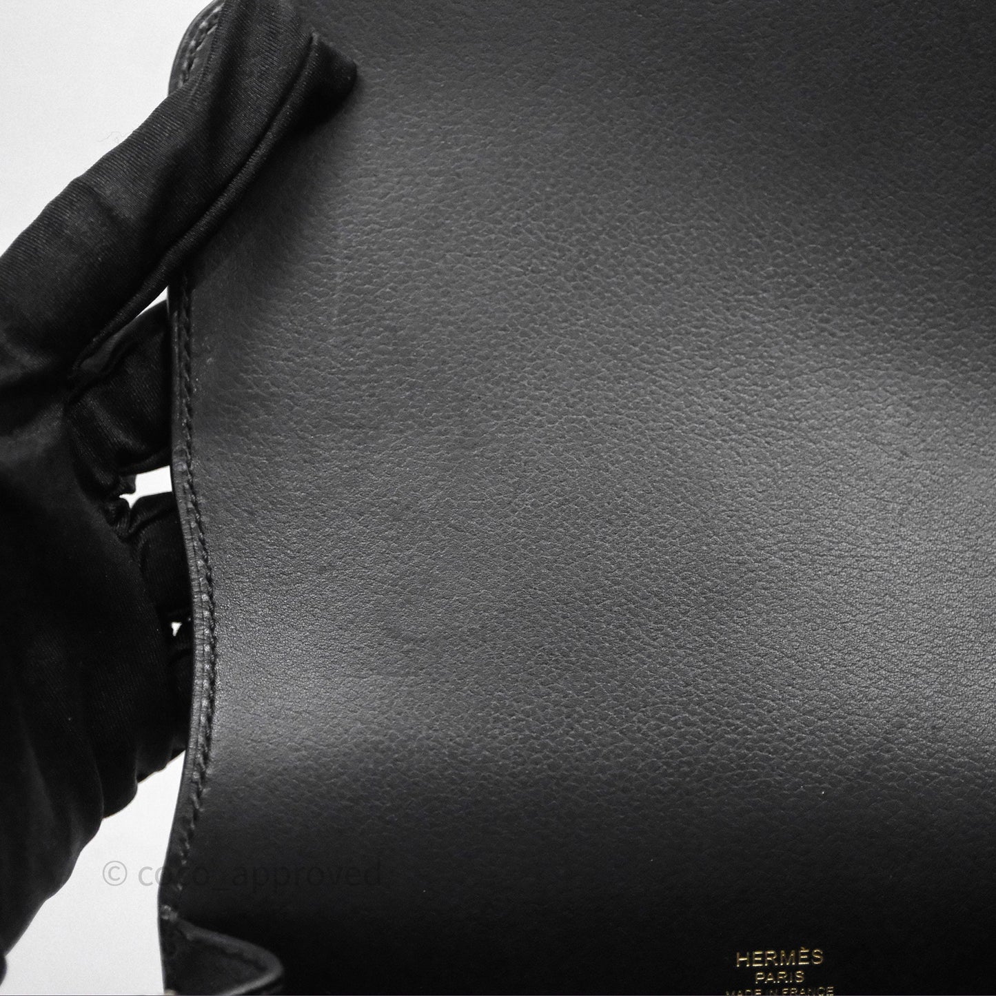 Hermès Roulis Mini 18 Black Noir 89 Gold Hardware