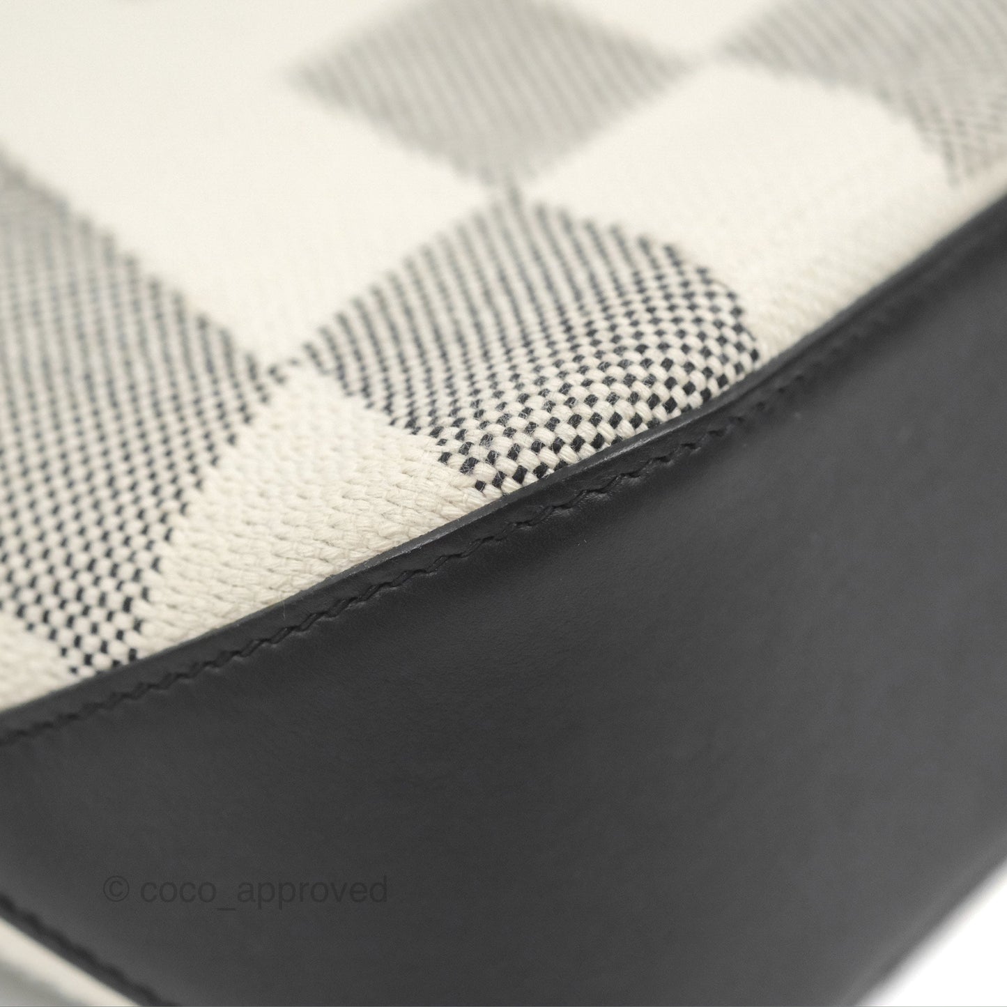Hermes Cabas H En Biais 27 Black/Ecru Canvas