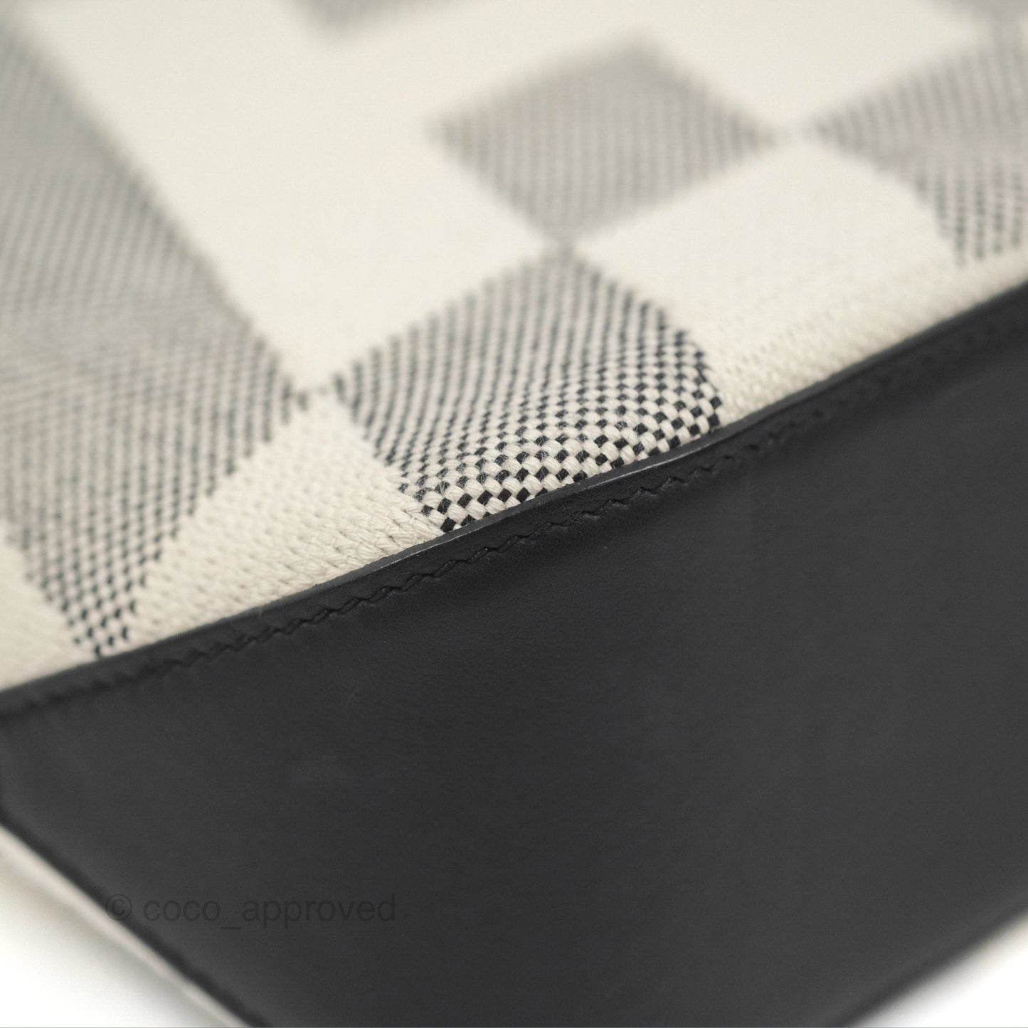 Hermes Cabas H En Biais 27 Black/Ecru Canvas