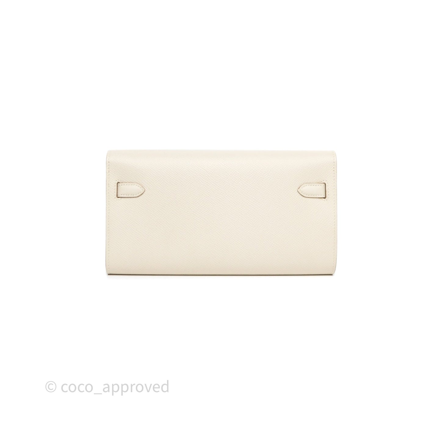Hermès Kelly To Go Wallet Craie 10 Epsom Gold Hardware