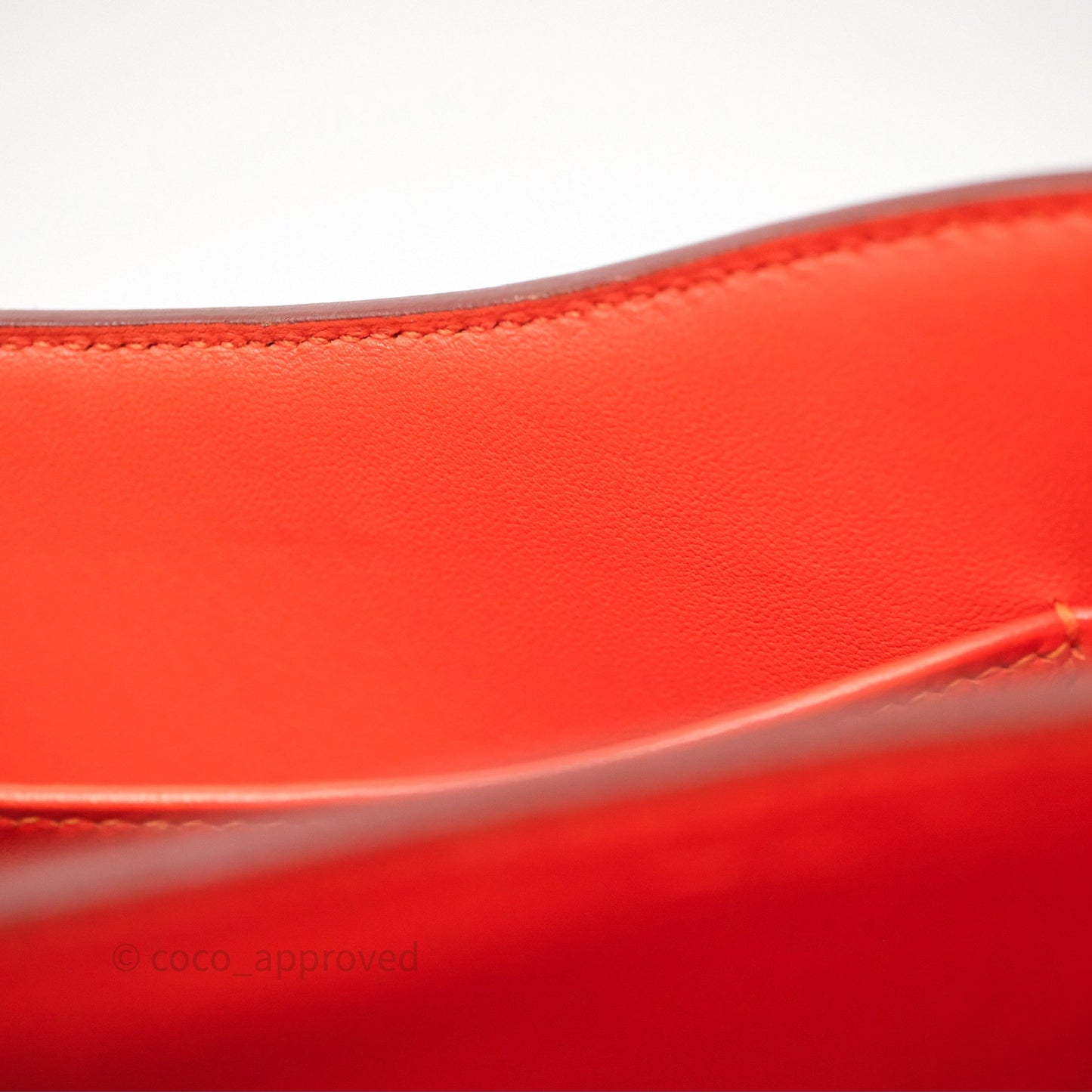Hermès Constance 24 Orange Epsom Palladium Hardware