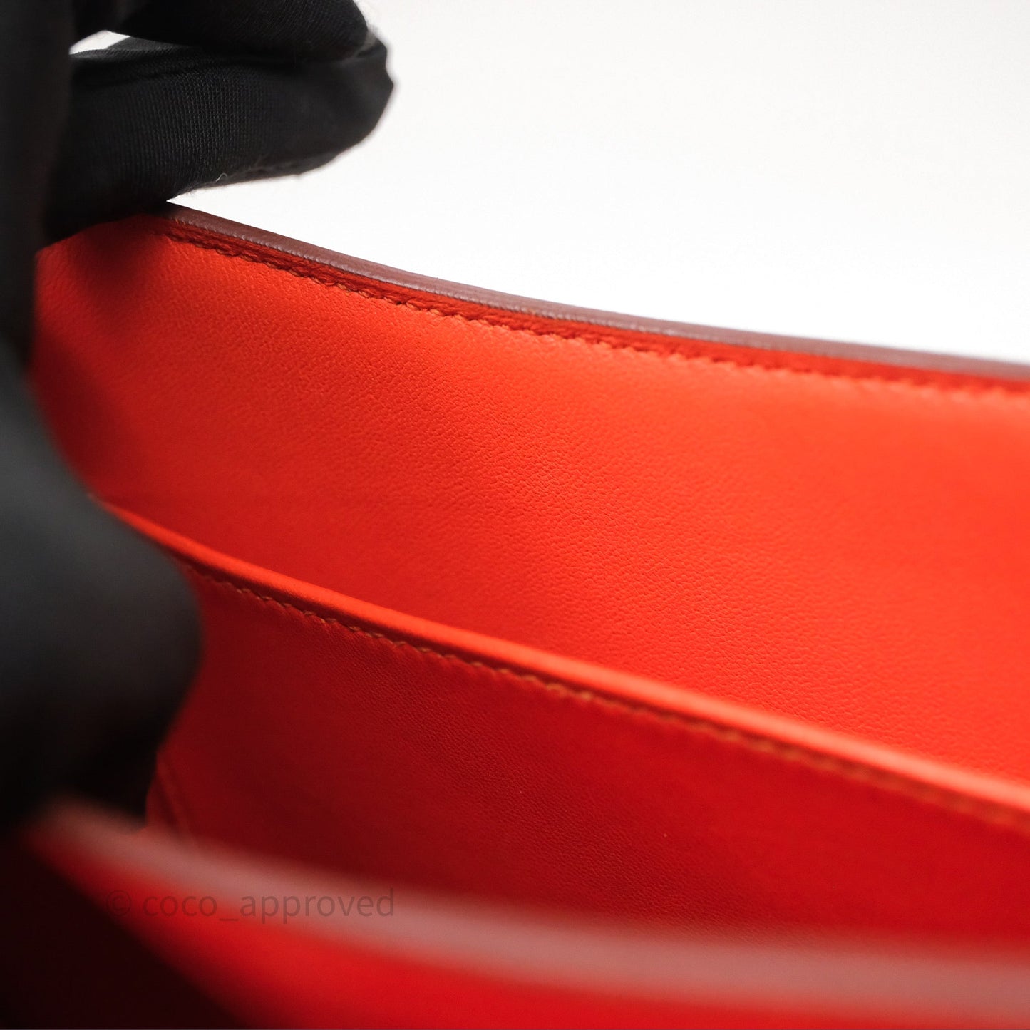 Hermès Constance 24 Orange Epsom Palladium Hardware