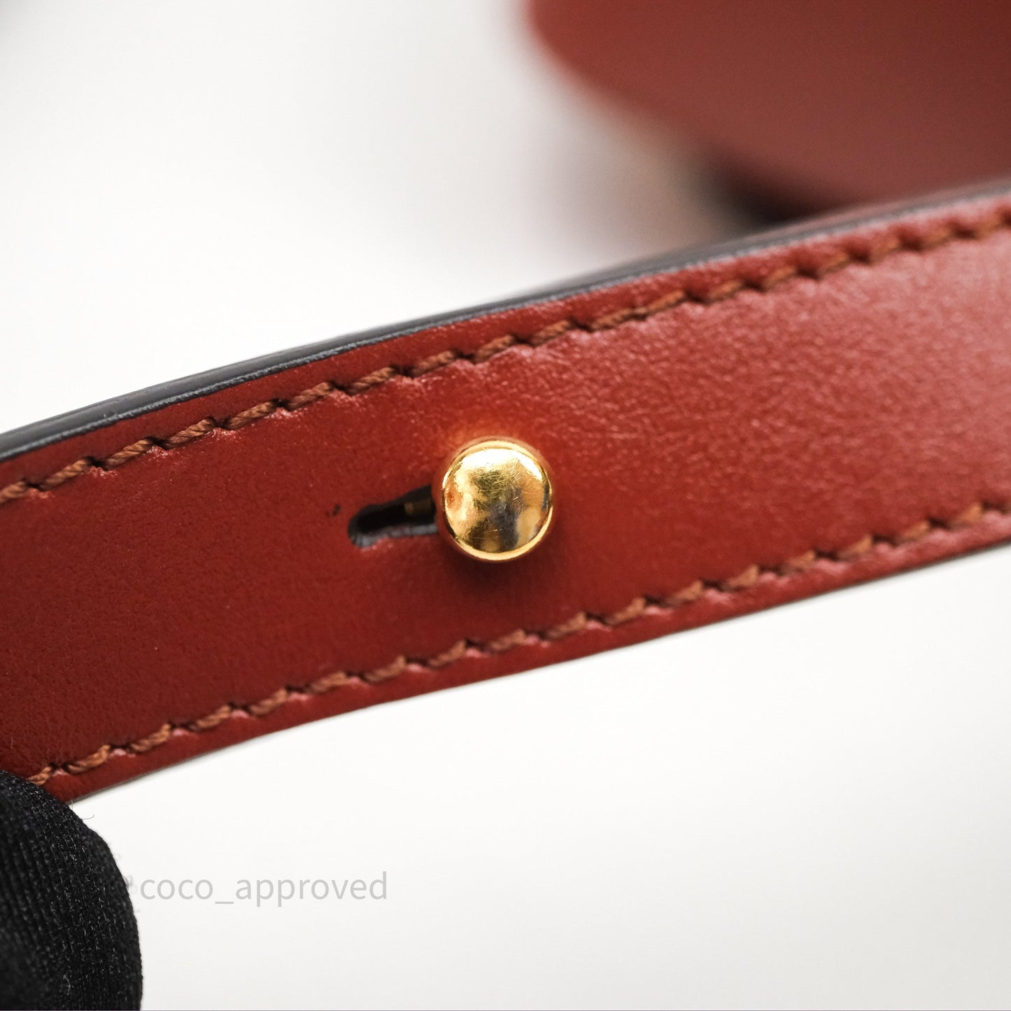 Chloé Mini C Bag Sepia Brown Shiny/Suede Calfskin