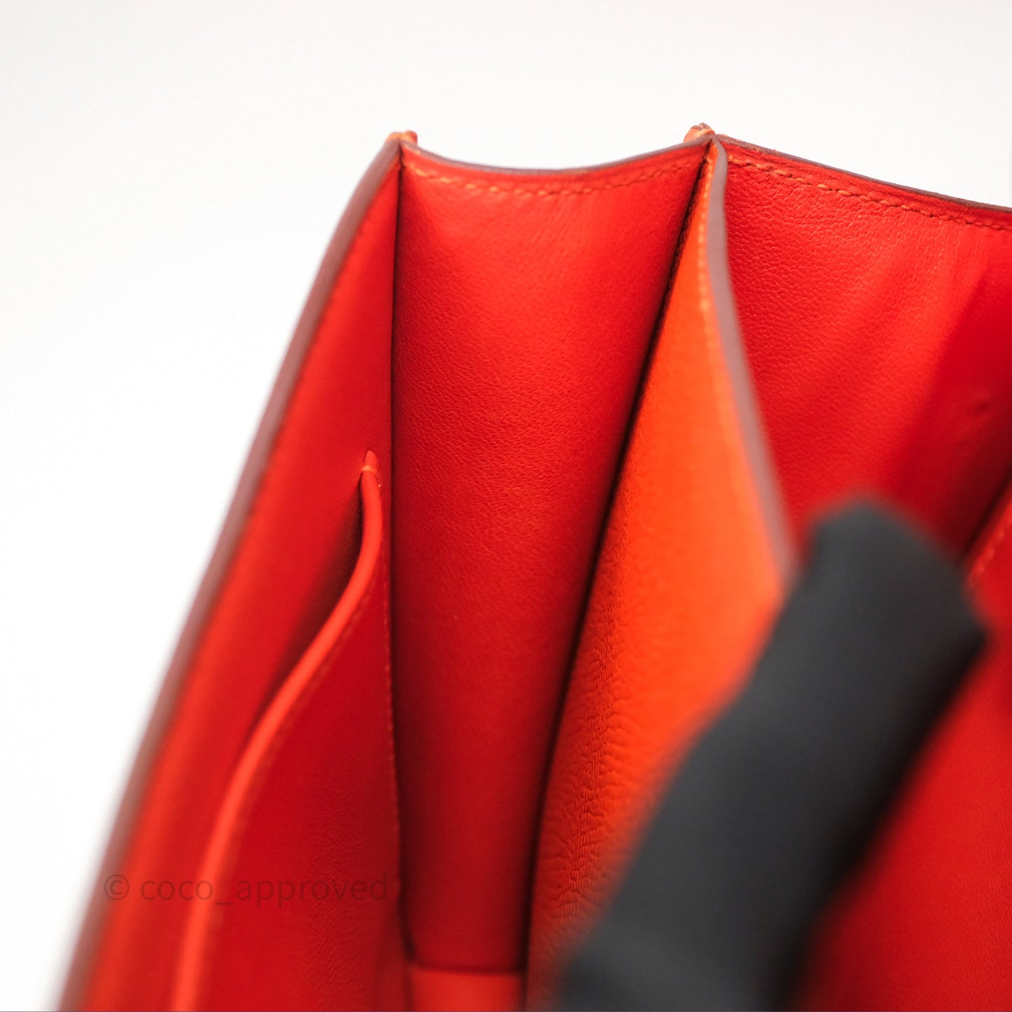 Hermès Constance 24 Orange Epsom Palladium Hardware