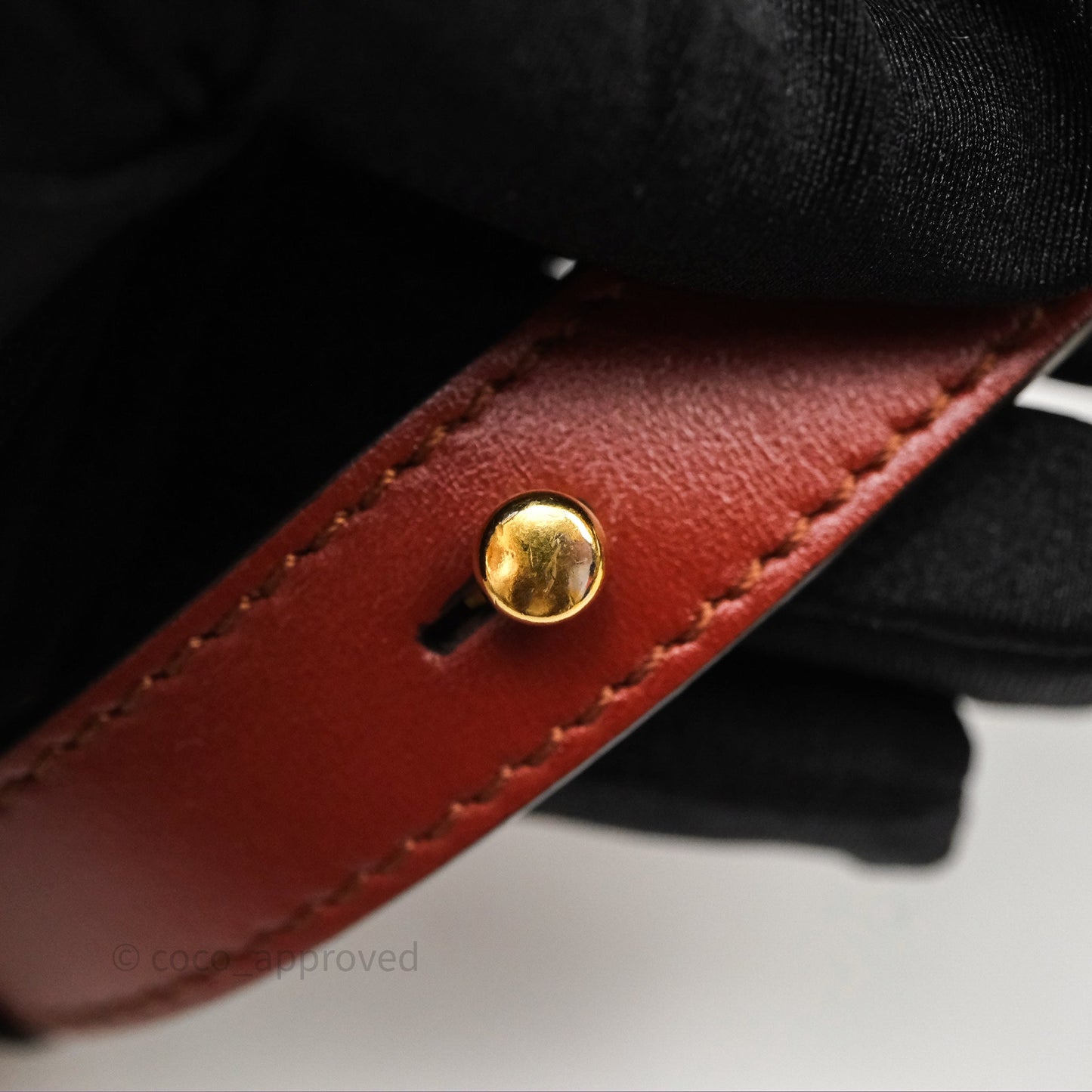 Chloé Mini C Bag Sepia Brown Shiny/Suede Calfskin