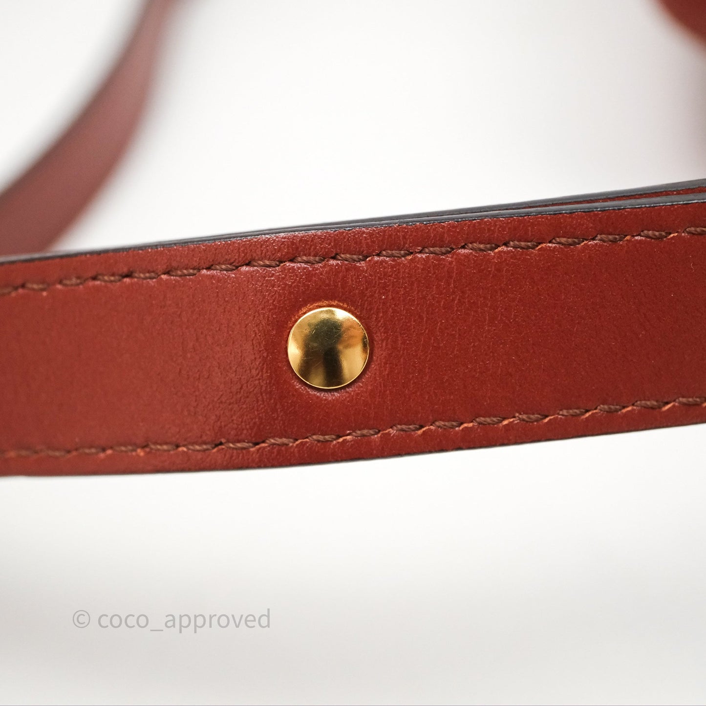 Chloé Mini C Bag Sepia Brown Shiny/Suede Calfskin